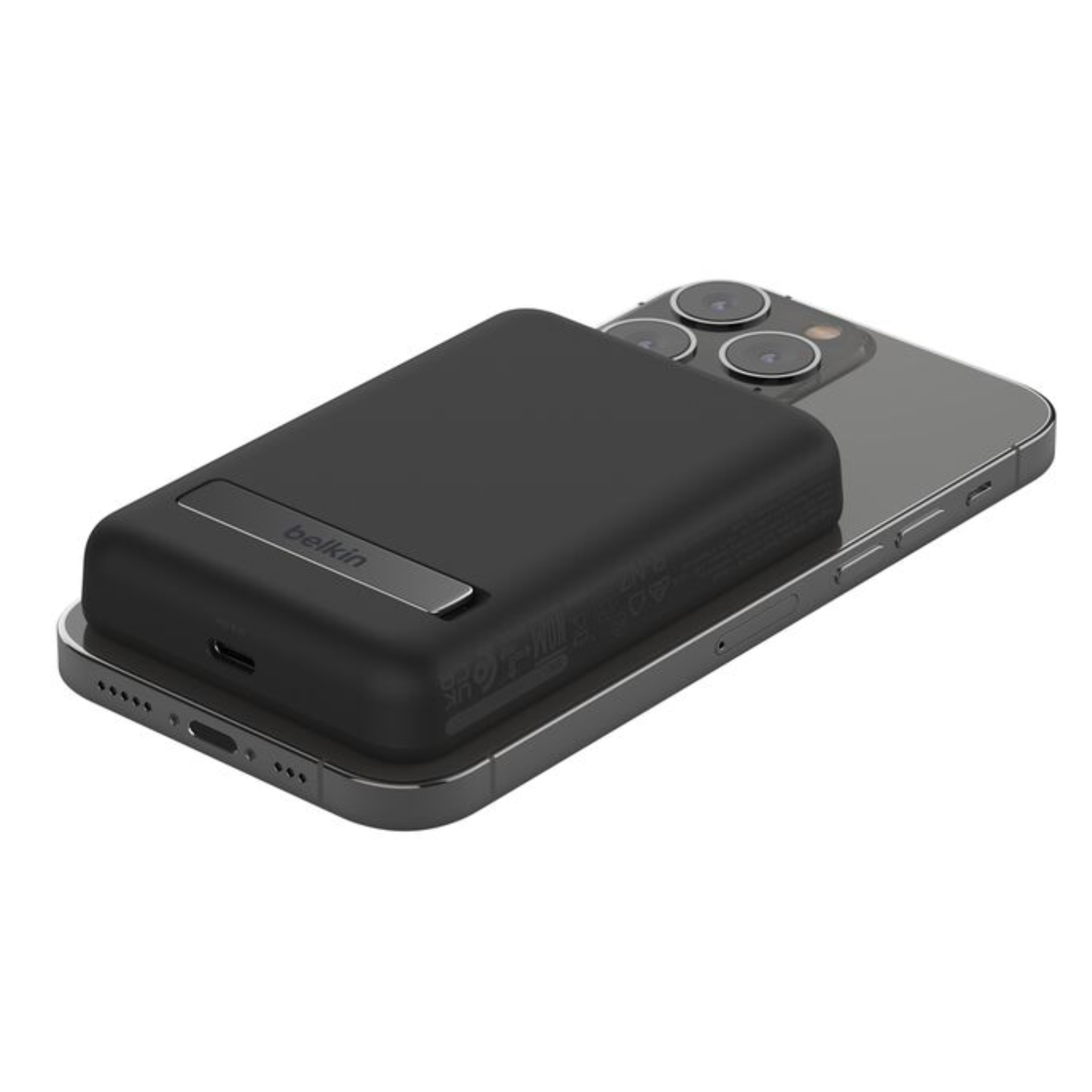 Belkin Magnetic Wireless Power Bank 5000 Mah + Stand - Black