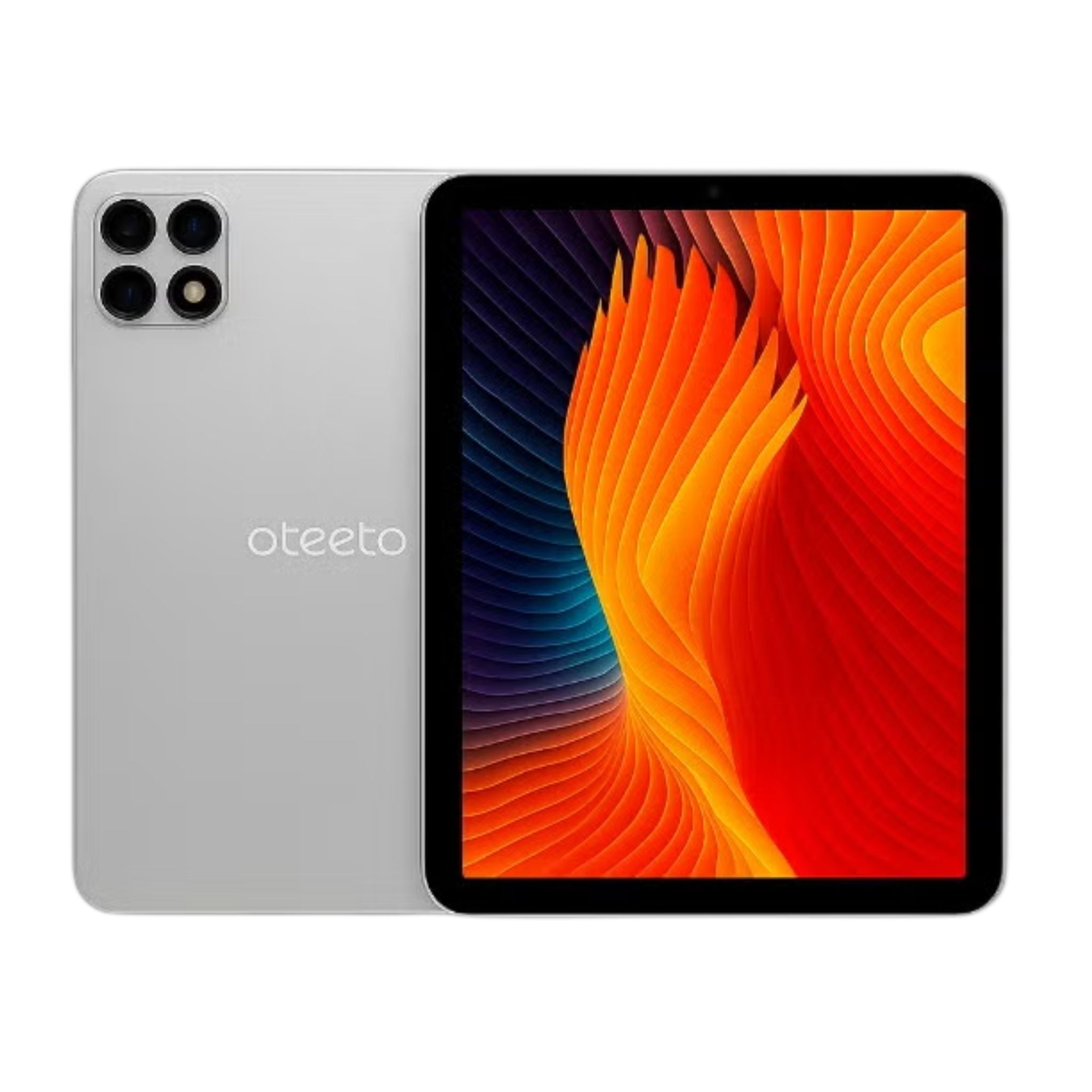Oteeto Tab 19 Pro, 10.1 Inch Tablet, 16GB RAM, 512GB Storage, Octa Core CPU, 8000mAh Battery, 13MP and 8MP Camera, Dual SIM, WiFi, GPS, with Keyboard and Touch Pen - Grey