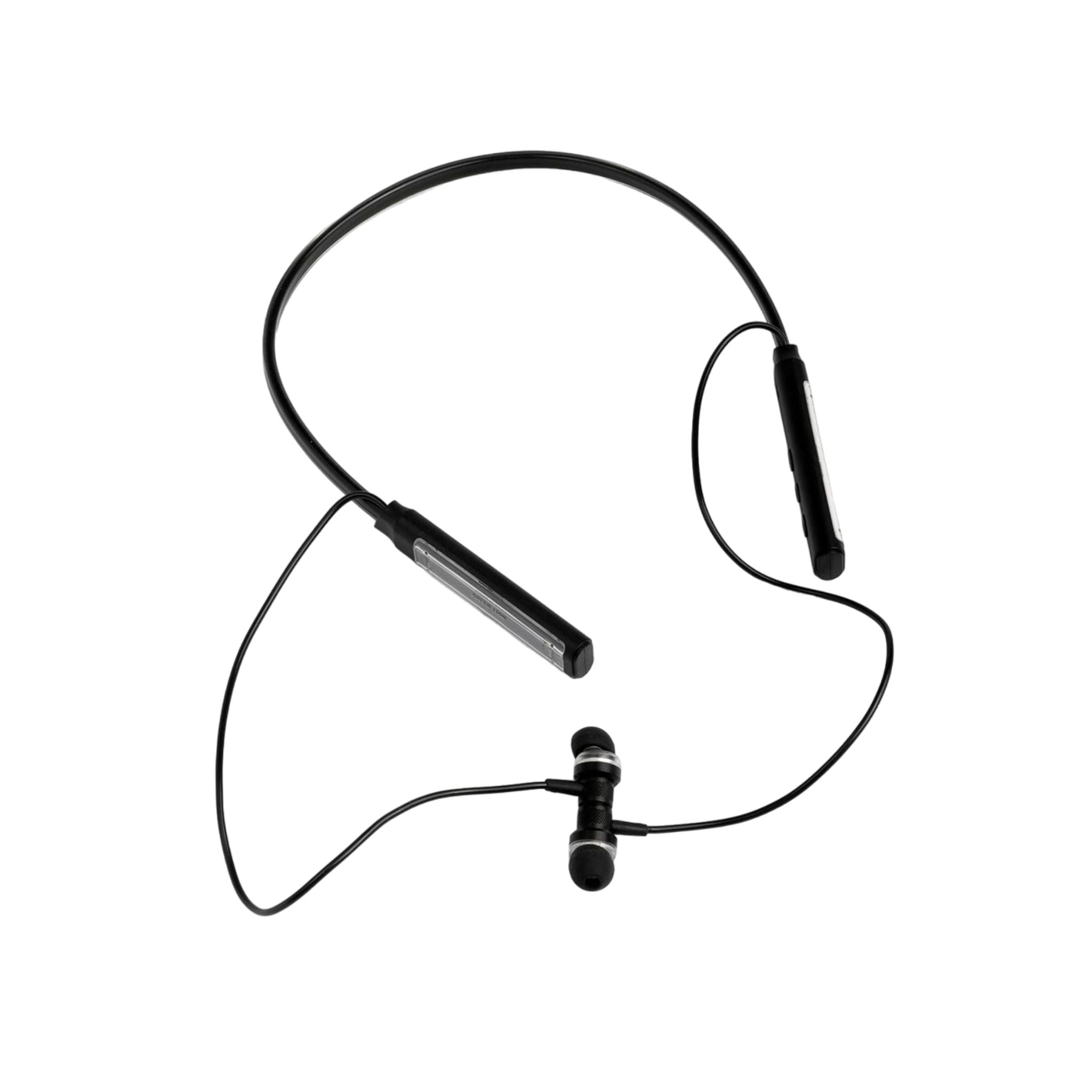 Green Lion Veria Wireless Neckband Earphones with Control Buttons, Up to 17 Hours Play Time & Up to 17.5 Hours Talk Time, 65 Days Standby, FTD Chipset, Built-in Microphone, 12m Transmission Range - Black