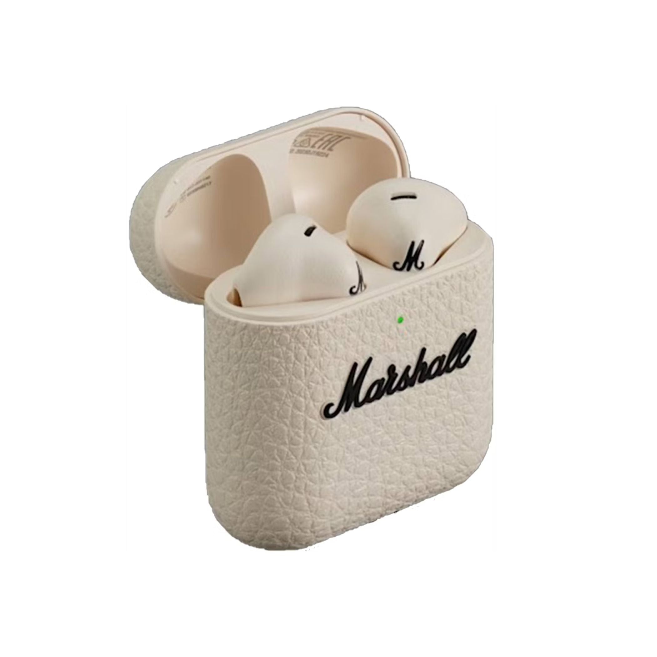 Marshall Minor IV Wireless Earbuds with Active Noise Cancellation, Waterproof, 12mm Driver Size, Bluetooth Version 5.3, Up to 30 Hours Playtime, Touch Control- Cream