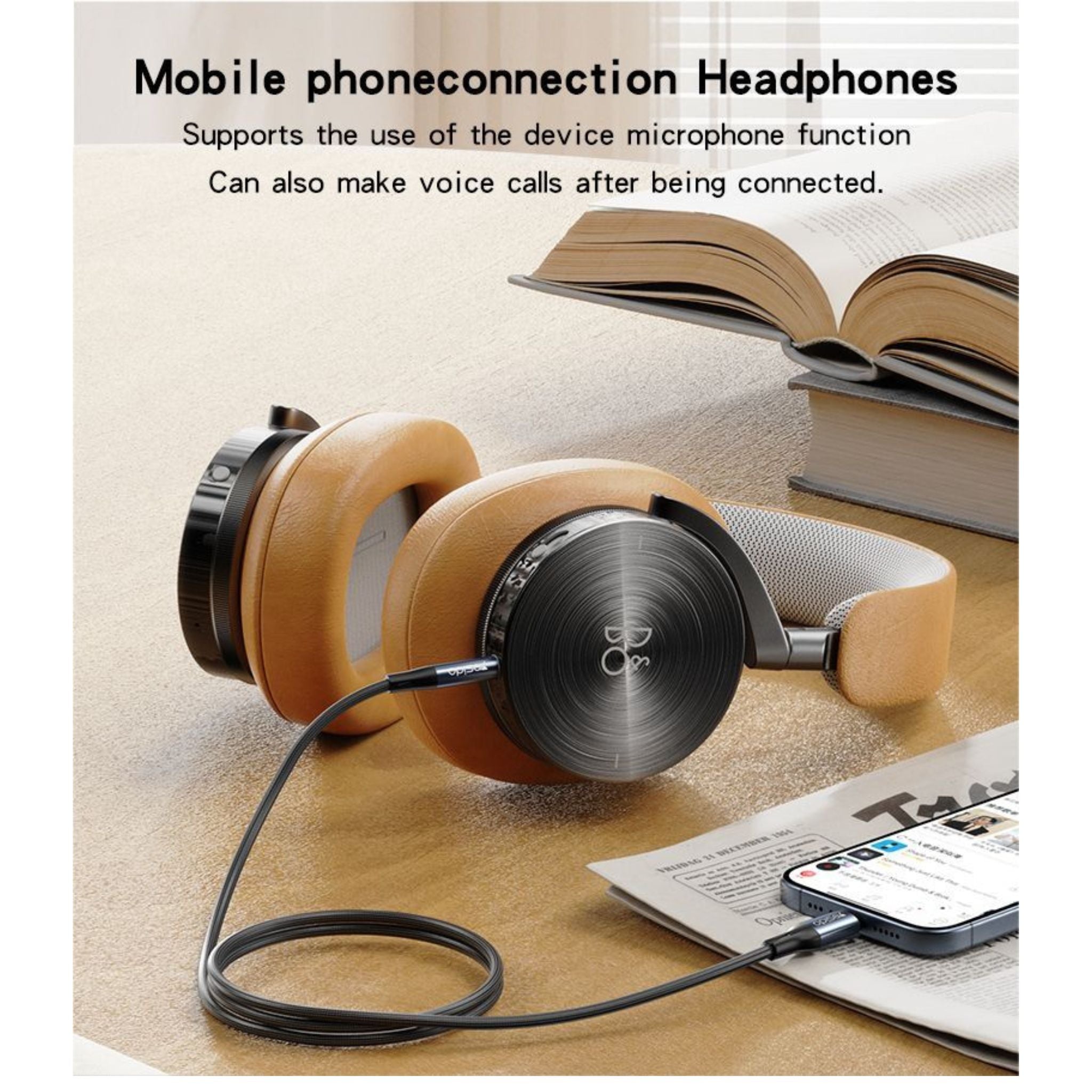 Yesido YAU42 Aluminum Alloy Built-in High-performance Type-C to 3.5MM AUX HD Call Audio Cable