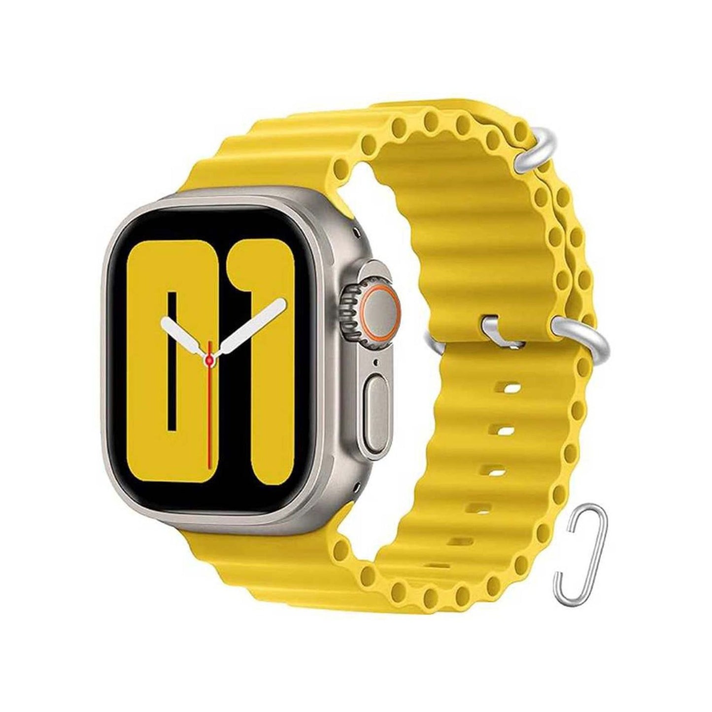 Green Lion Felex Silicone Strap For iWatch_Yellow