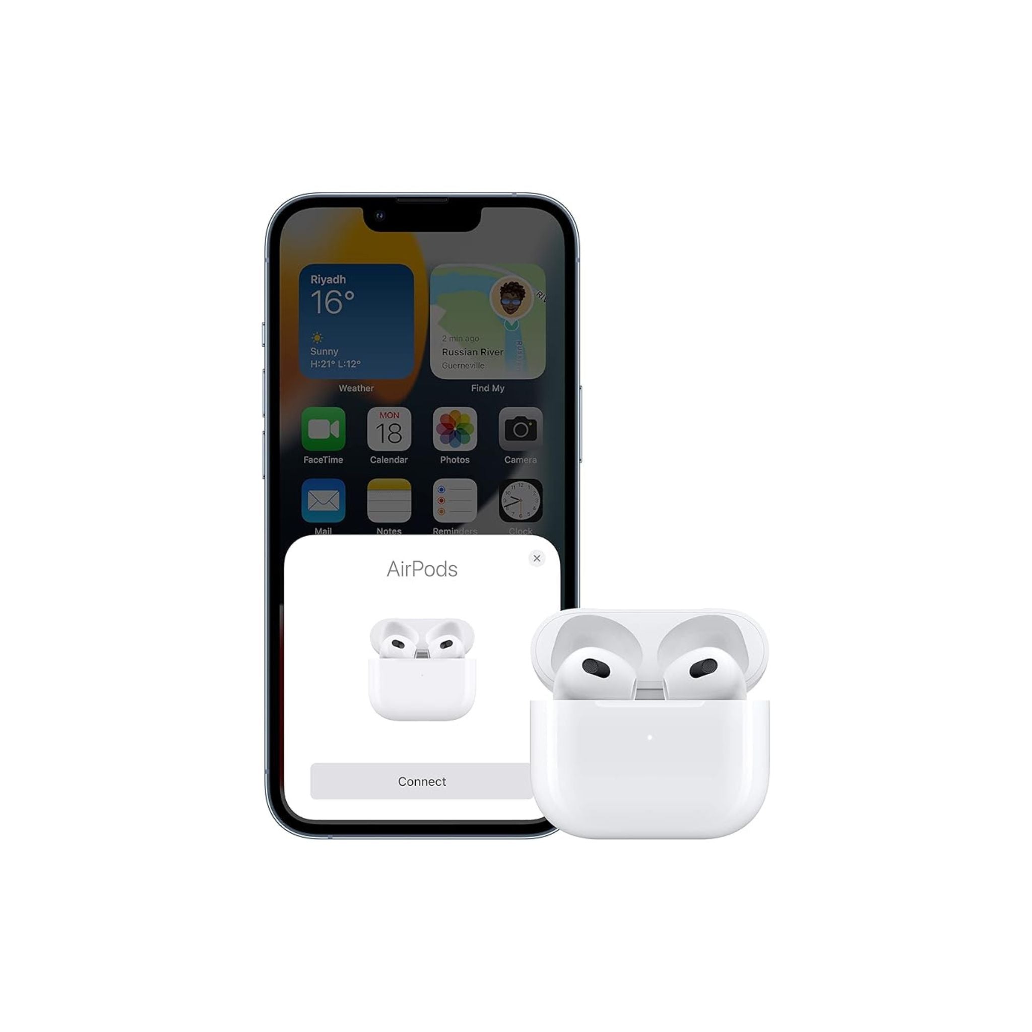 Apple AirPods (3rd generation), Wireless (Renewed)