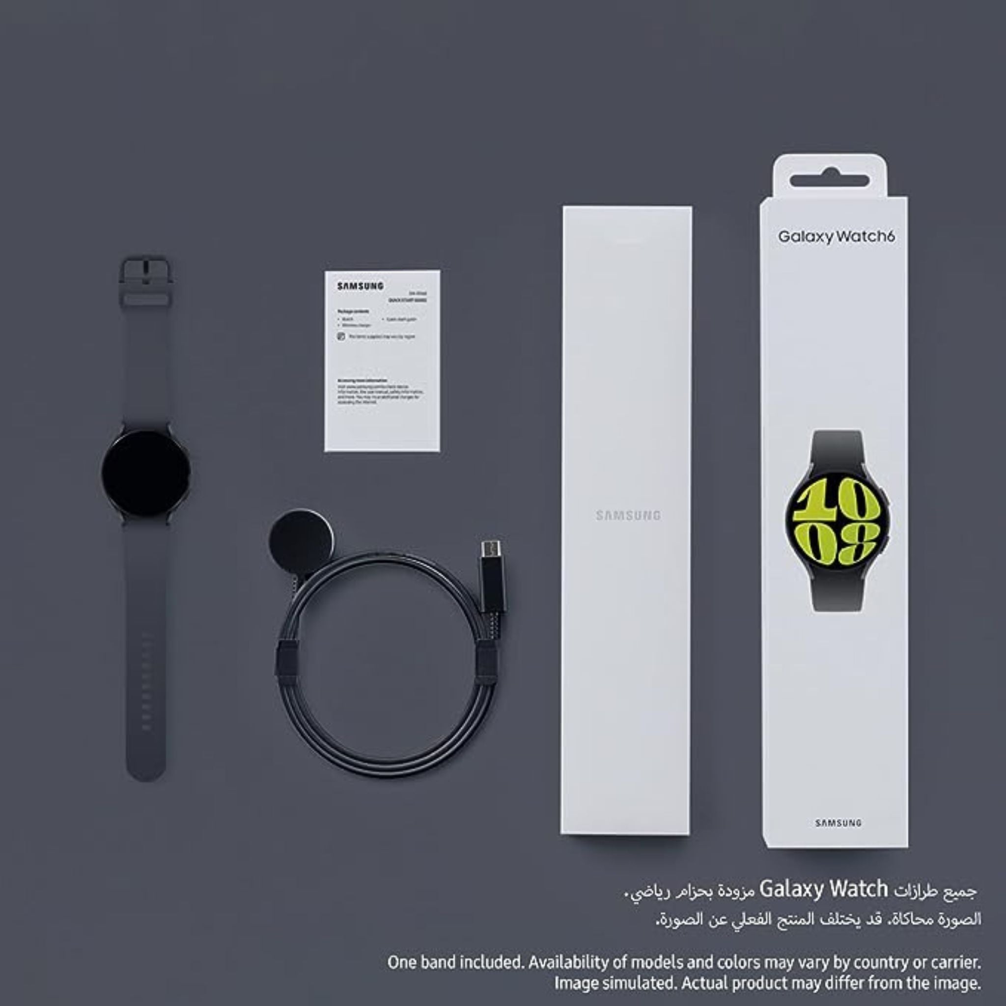 Galaxy watch 6 (Bluetooth| WiFi| GPS) 44mm Smartwatches-Graphite