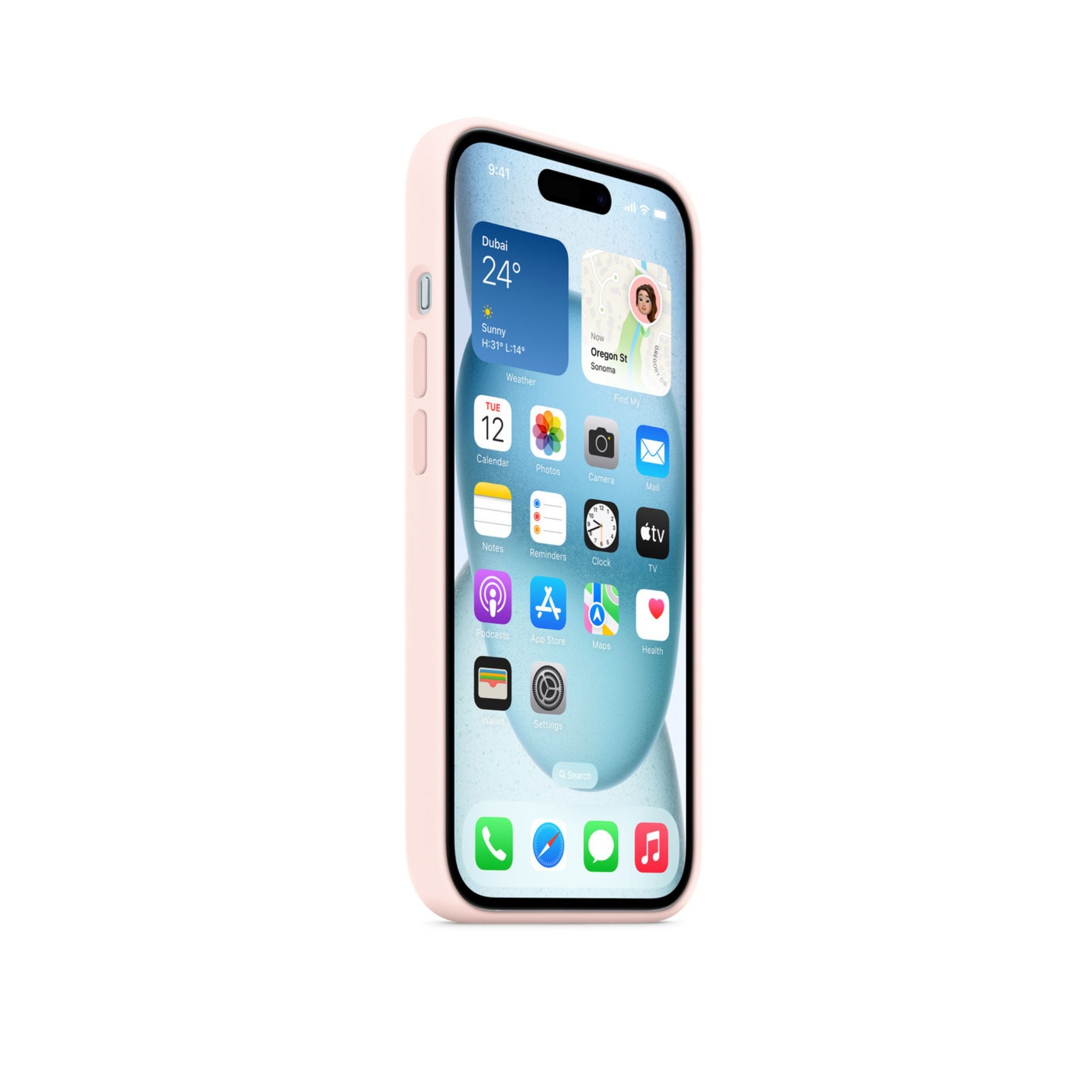 APPLE iPhone 15 Silicone Case with MagSafe