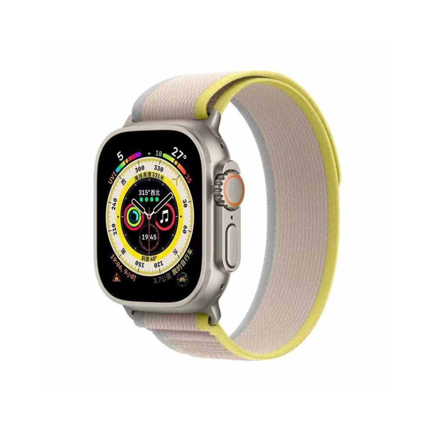 Green Lion Trail Loop Strap For iWatch_Gray