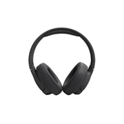 JBL Tune 720BT Wireless Over-Ear Headphones in black color, showing the front view with the ear cups and headband.