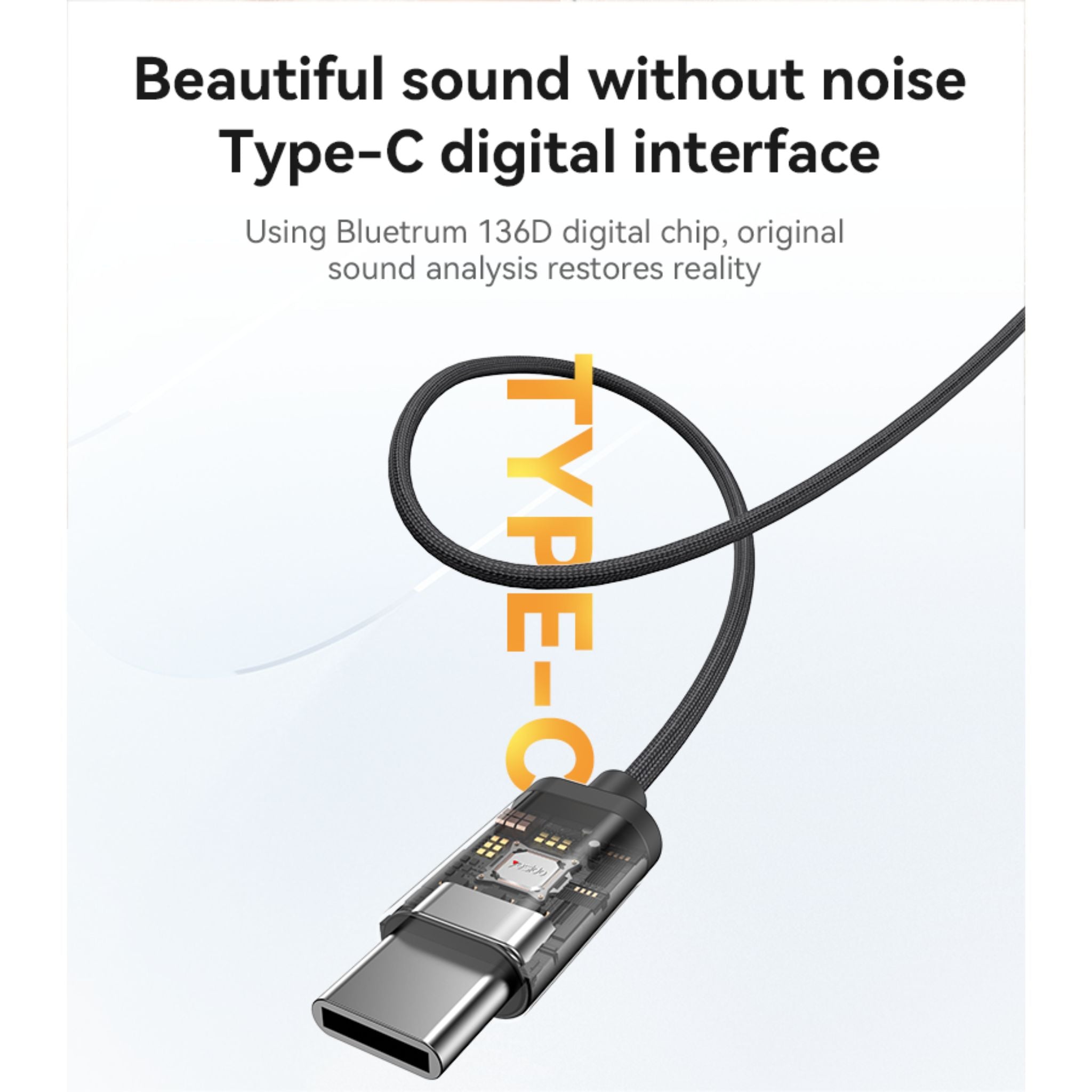 YESIDO YH44 High Quality Ergonomically Designed In-ear Earphone Dual Dynamic Type-C Wired Headphones
