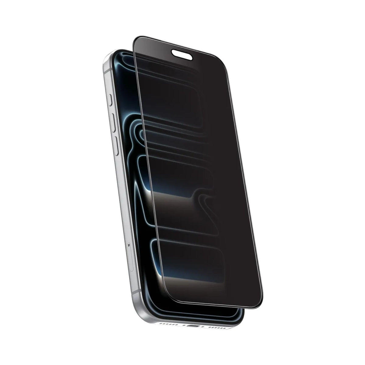 Green Lion 9H Steve Privacy Glass Protector for iPhone 18 Pro - Black Edge/Privacy