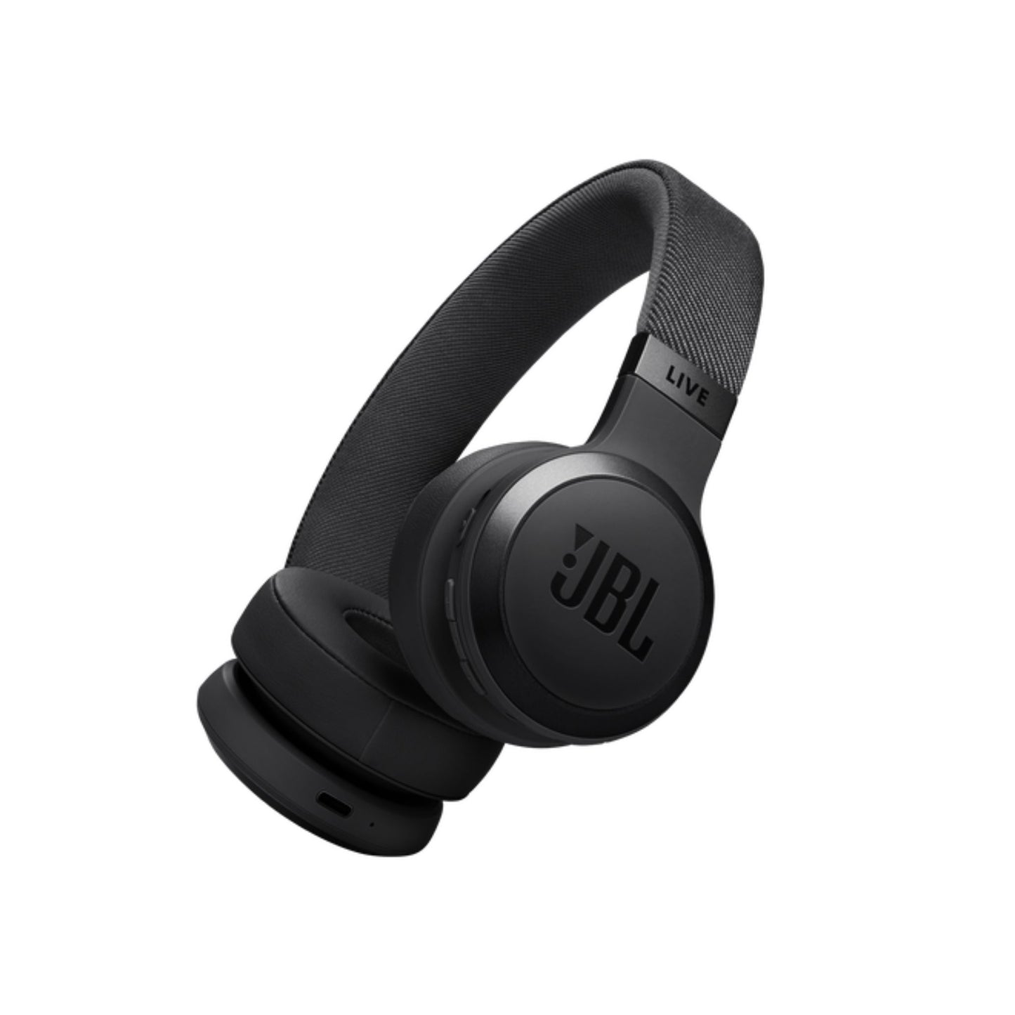 JBL LIVE 670NC Wireless On-Ear Headphones with True Adaptive Noise Cancelling Wireless Over-Ear Headphones, Pure Bass Sound, Smart Ambient, Bluetooth 5.3, Le Audio, VoiceAware, 64H Battery_ Black