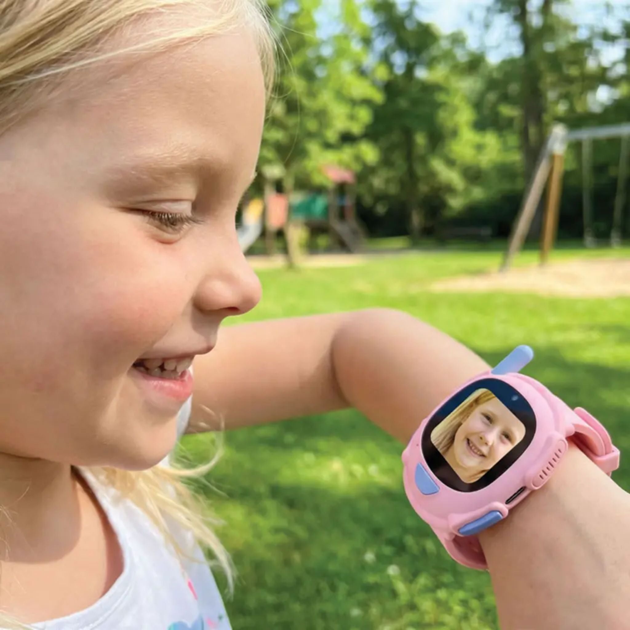 Porodo Fun Talk Walkie-Talkie Watch & Camera - Pink