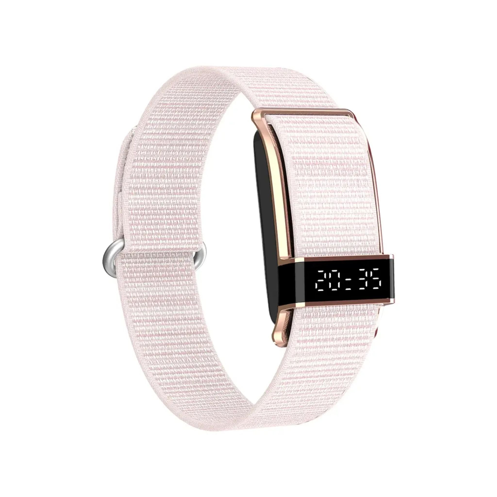 Porodo Trackfit Pro Smart Bracelet Fitness Tracker with Display App - Pink