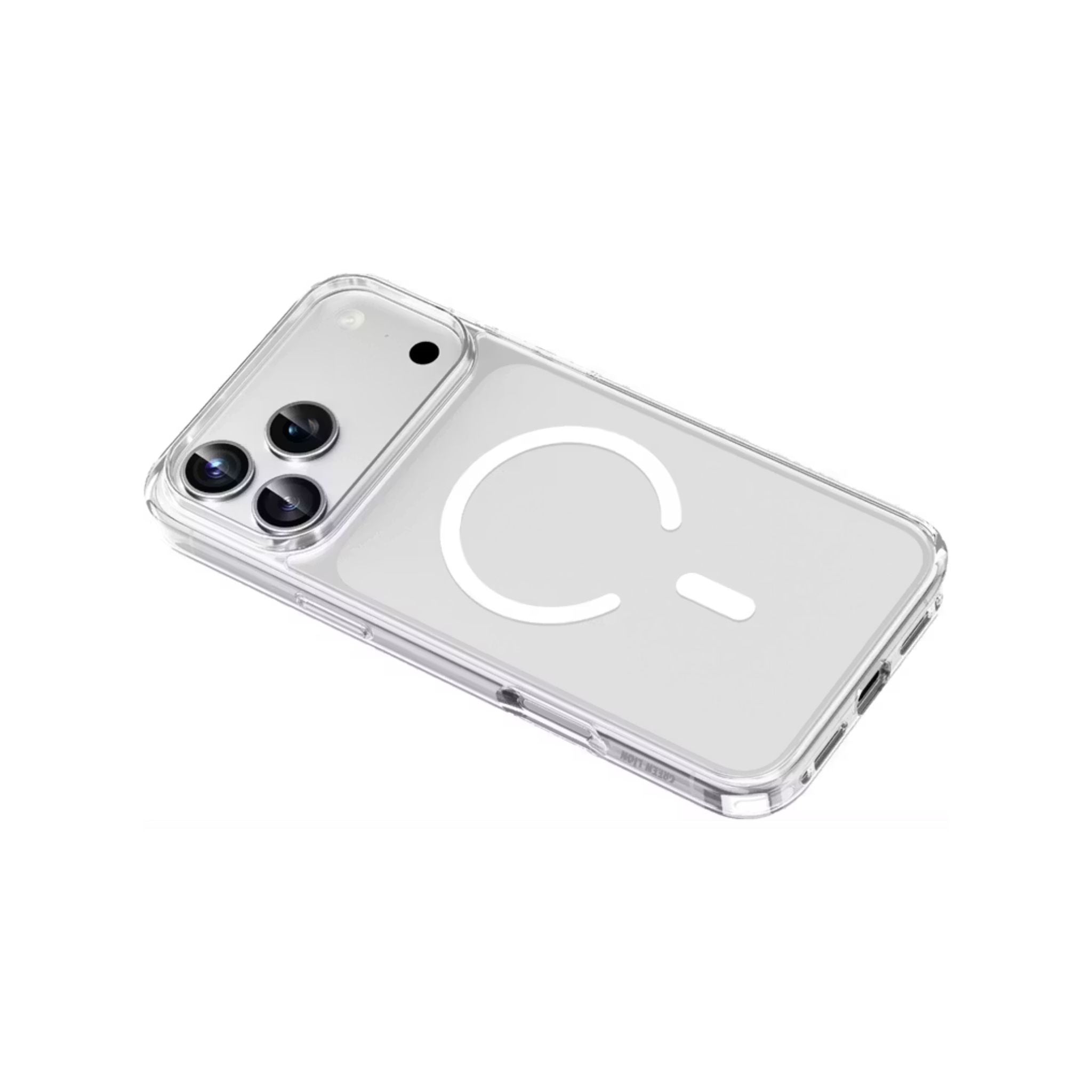 Green Lion MagSafe Crystal Clear Case for iPhone 17 Air, N52 Strong Magnets, Ultra HD Clarity, Camera Protection, Anti-Scratch, Ultra Drop Protection, Precise Cutouts, Military-Level Protection - Clear