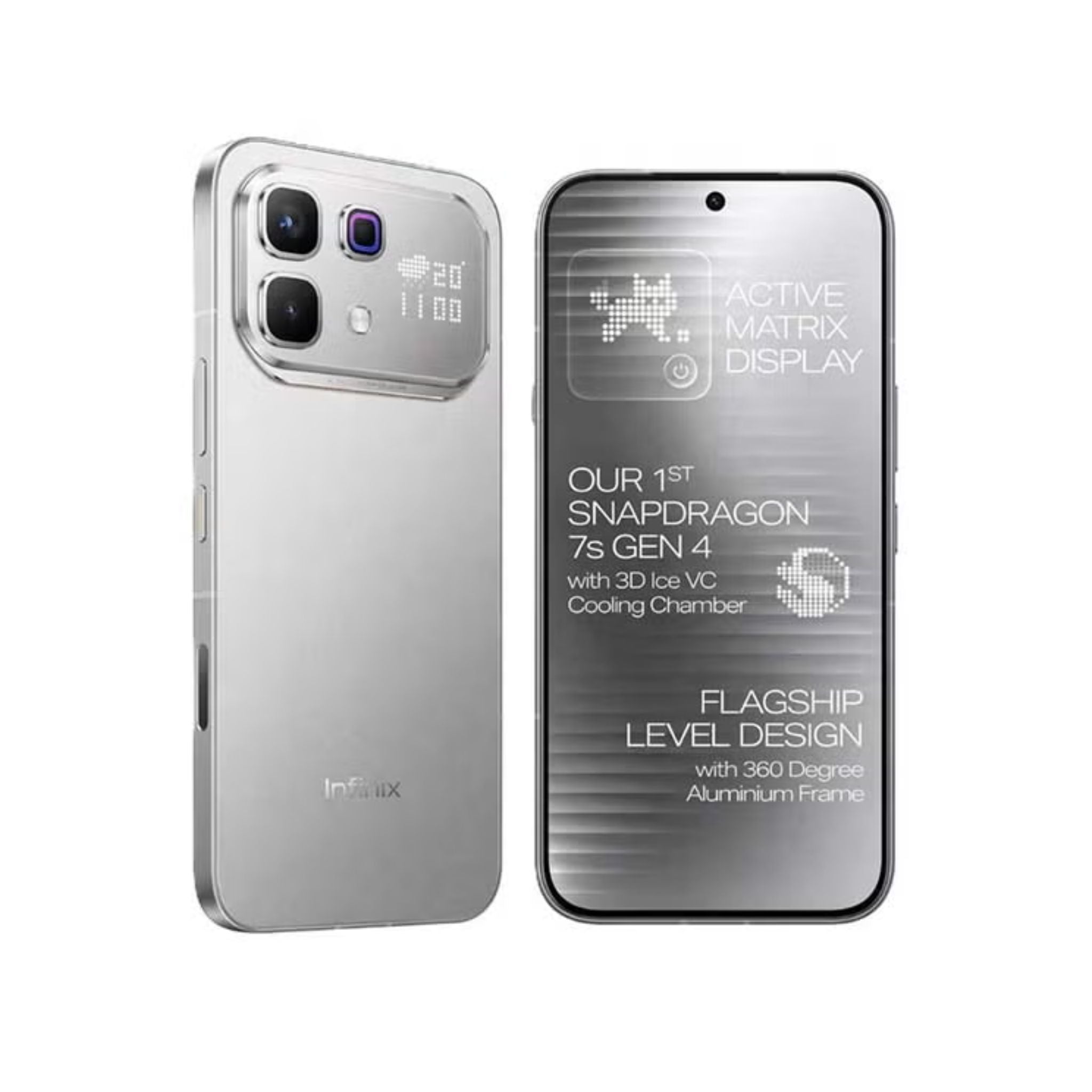 Infinix Note 60 Pro Dual SIM 5G Smartphone 8GB RAM 256GB Mist Titanium - Middle East Version