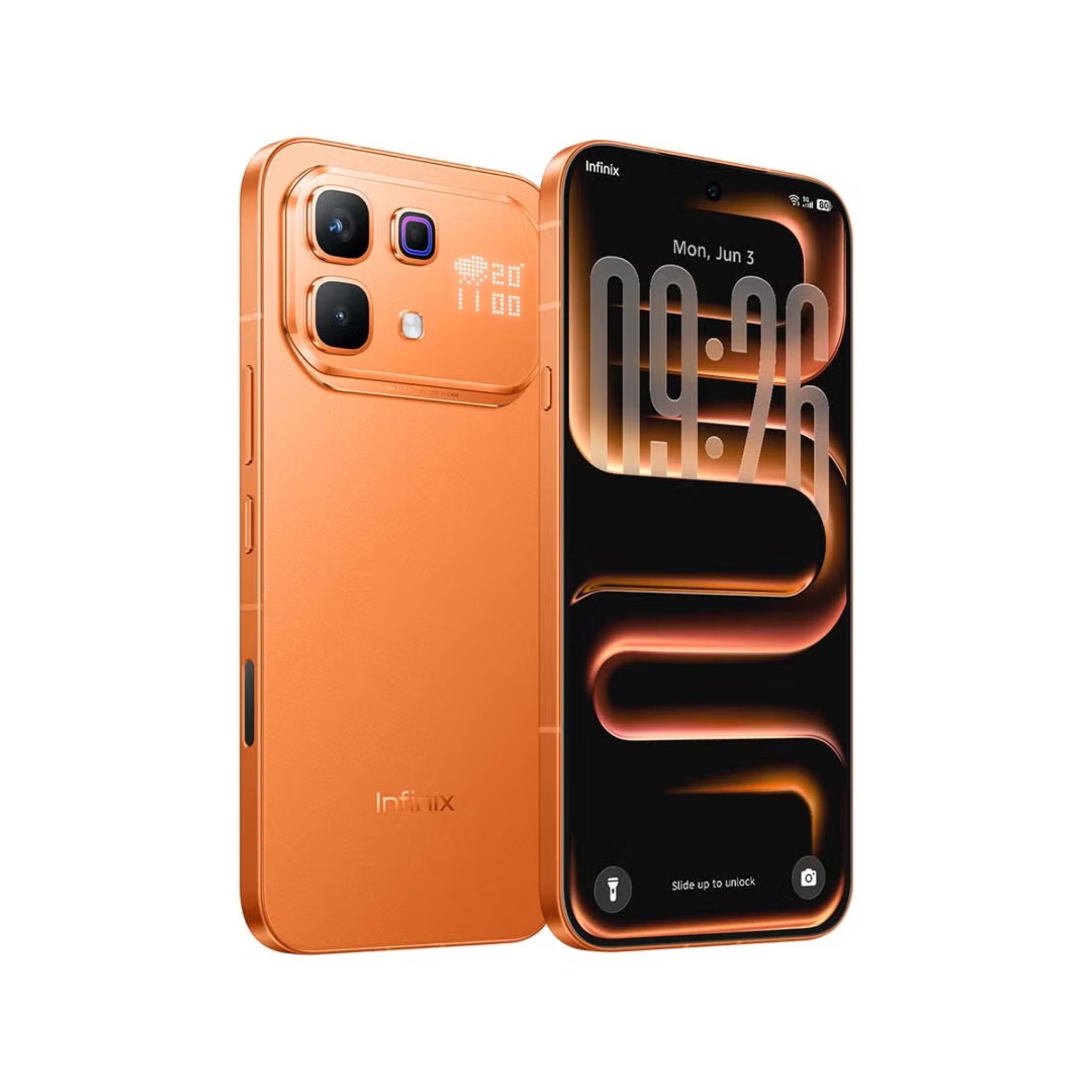 Infinix Note 60 Pro Dual SIM Solar Orange 8GB RAM 256GB 5G - Middle East Version