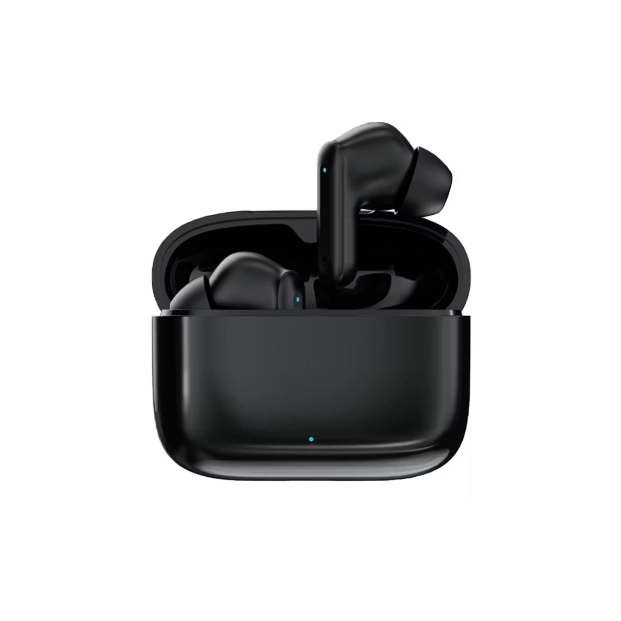 Green Lion Brooklyn True Wireless Earbuds with Voice Assistant, 4 Hours Playtime, Built-in Microphone, HiFi Sound, Touch Control, Dual-Mic - Black