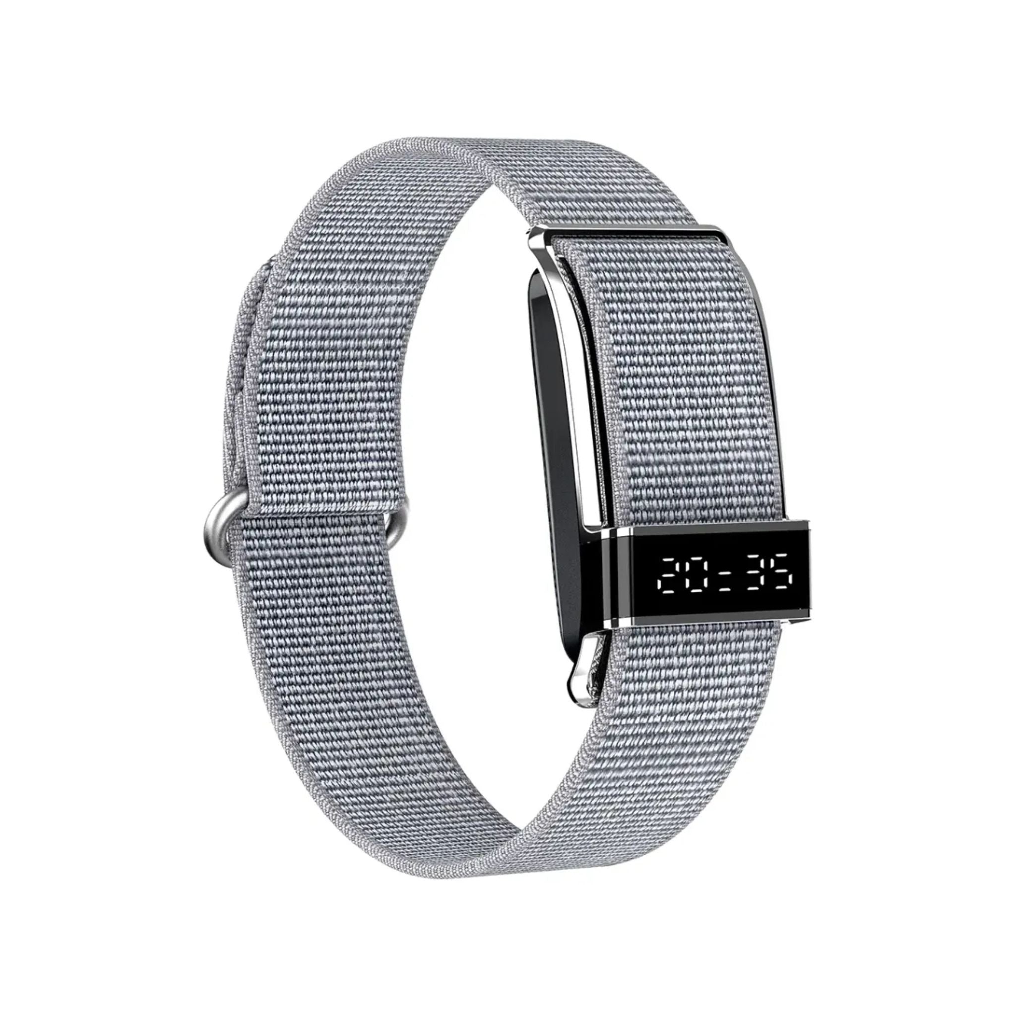 Porodo Trackfit Pro Smart Bracelet Fitness Tracker with Display App - Silver