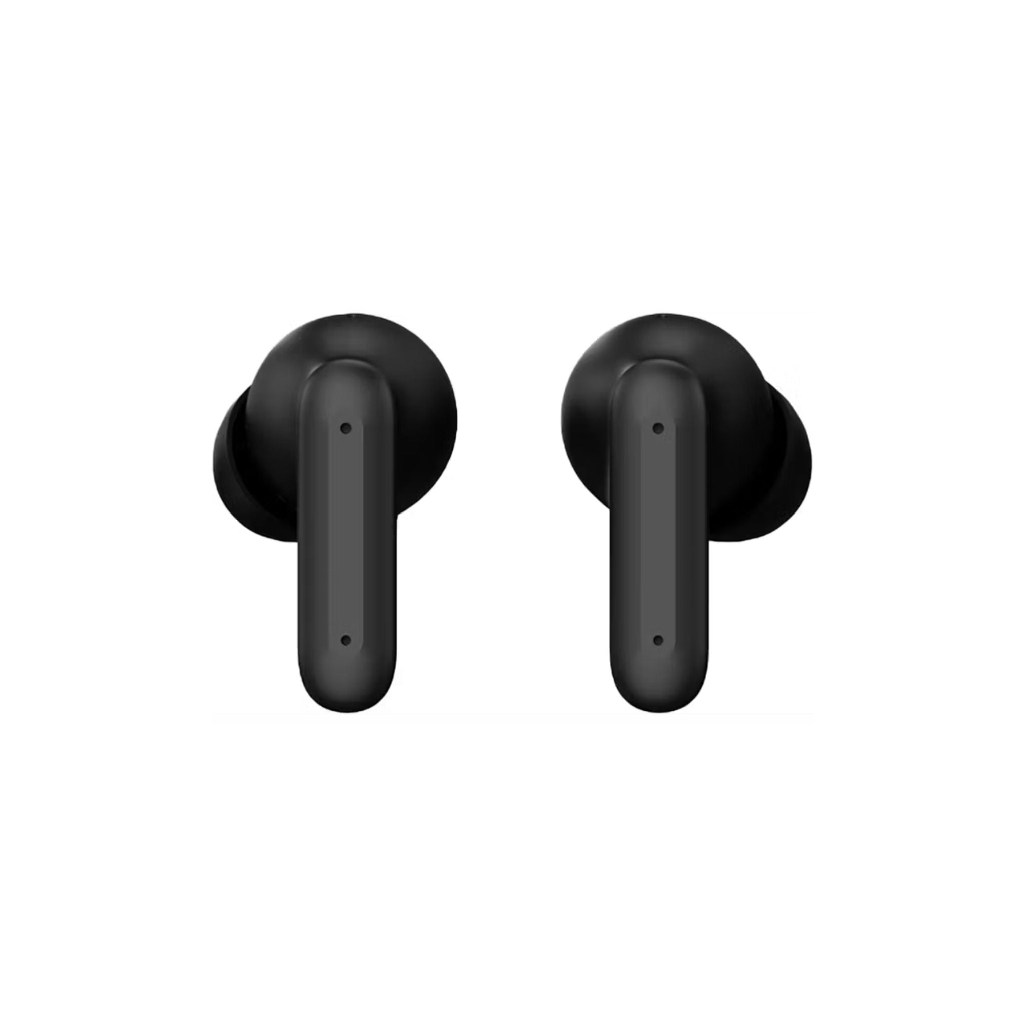 Green Lion Brooklyn True Wireless Earbuds with Voice Assistant, 4 Hours Playtime, Built-in Microphone, HiFi Sound, Touch Control, Dual-Mic - Black