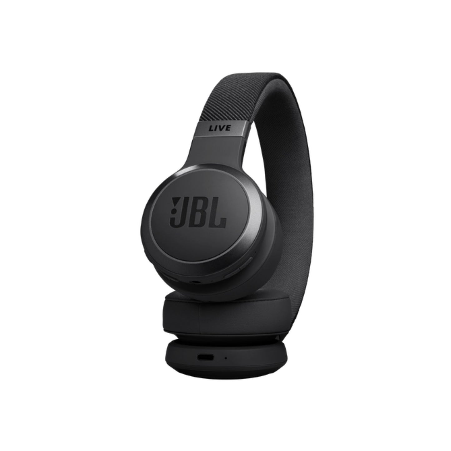 JBL LIVE 670NC Wireless On-Ear Headphones with True Adaptive Noise Cancelling Wireless Over-Ear Headphones, Pure Bass Sound, Smart Ambient, Bluetooth 5.3, Le Audio, VoiceAware, 64H Battery_ Black