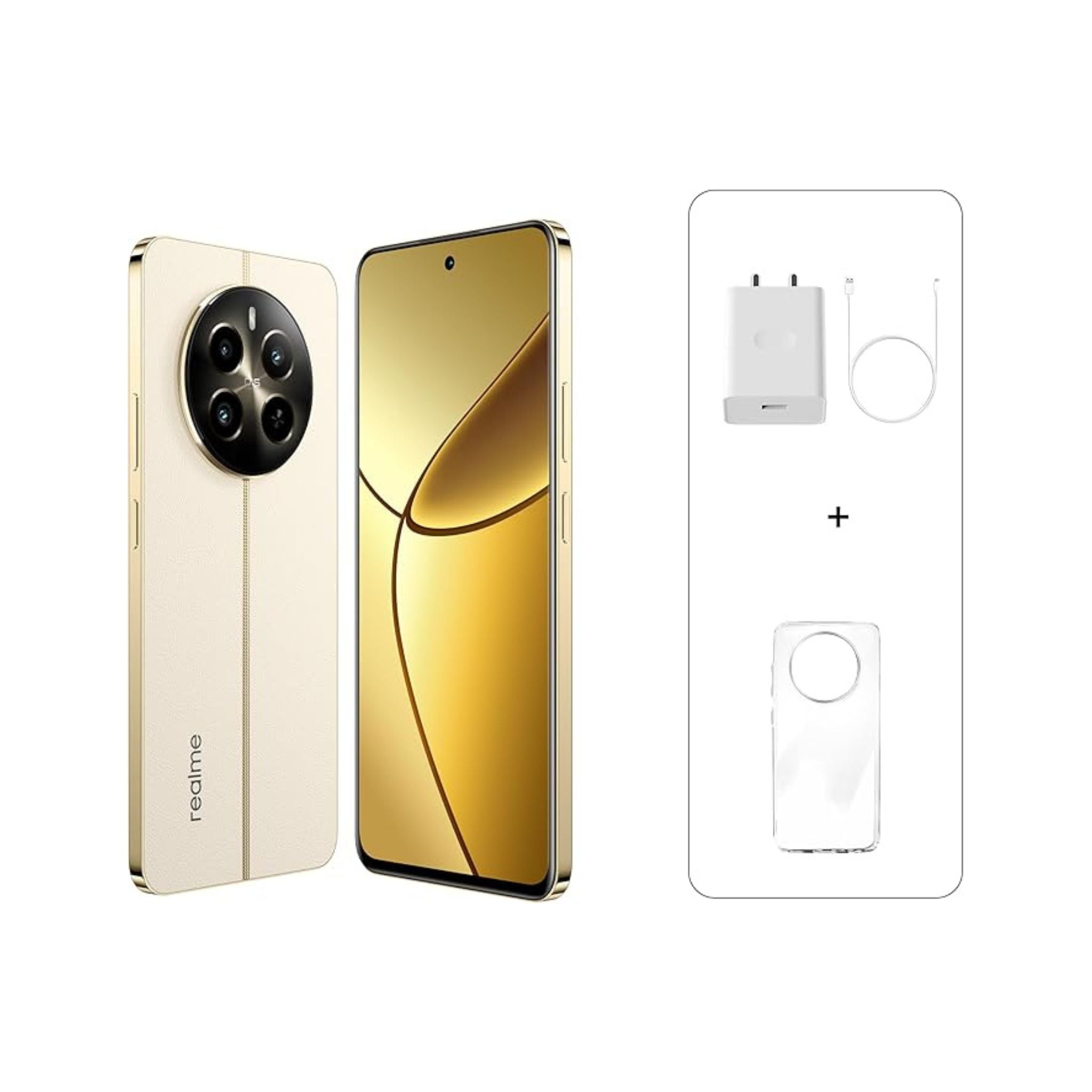 Realme 12+ 5G Dual SIM Navigator Beige 8GB RAM 256GB - Middle East Version