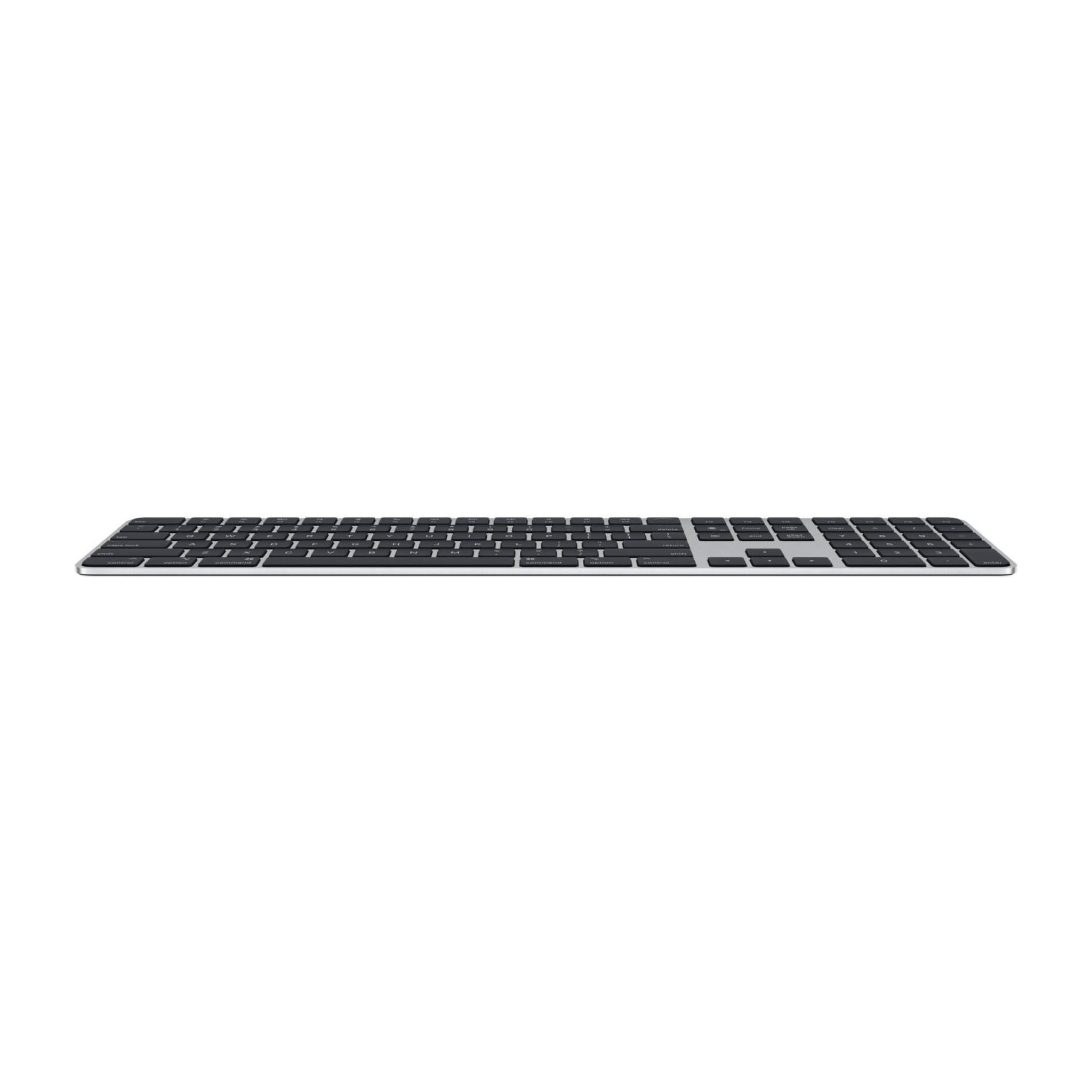 Apple Magic Keyboard with Touch ID and Numeric Keypad, Touch ID, Enhanced Typing Experience, Go weeks without Charging, English Layout, Wireless, Rechargeable-Black