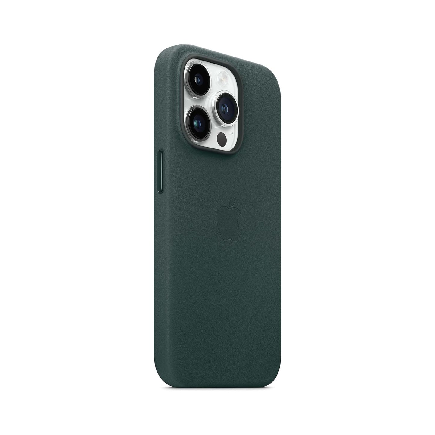 Apple iPhone 14 Leather Case Magsafe_Forest Green