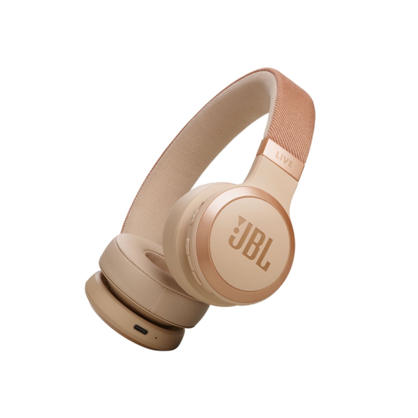 JBL LIVE 670NC Wireless On-Ear Headphones with True Adaptive Noise Cancelling Wireless Over-Ear Headphones, Pure Bass Sound, Smart Ambient, Bluetooth 5.3, Le Audio, VoiceAware, 64H Battery_Sandal