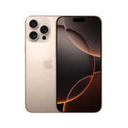 Gold iPhone with Apple logo on a white background
