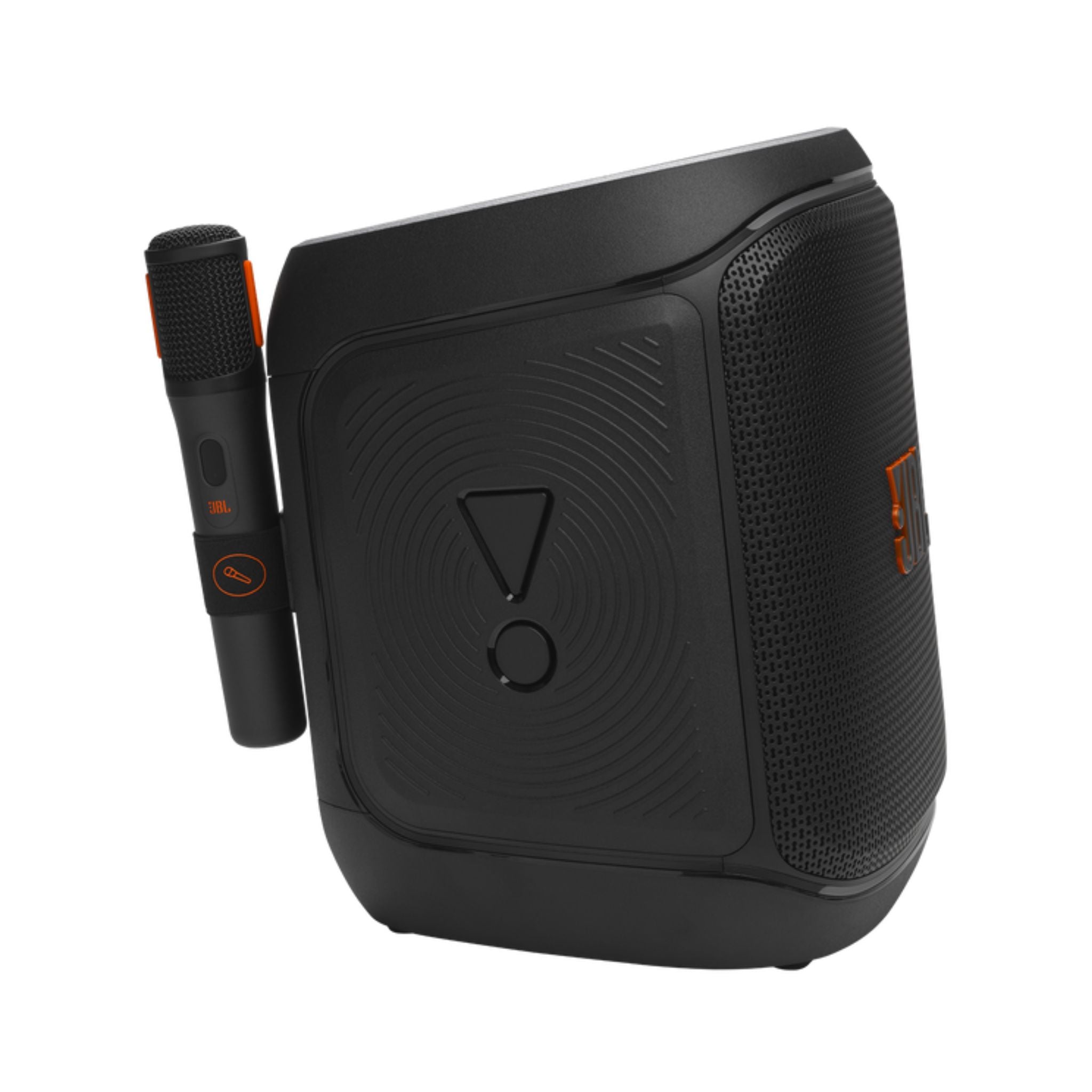 JBL PartyBox Encore 2 Portable Bluetooth Speaker 100W Sound AI Boost 15H Battery Wireless Mic Dynamic Lights Auracast, Karaoke & Guitar Input IPX4 Splashproof -Black