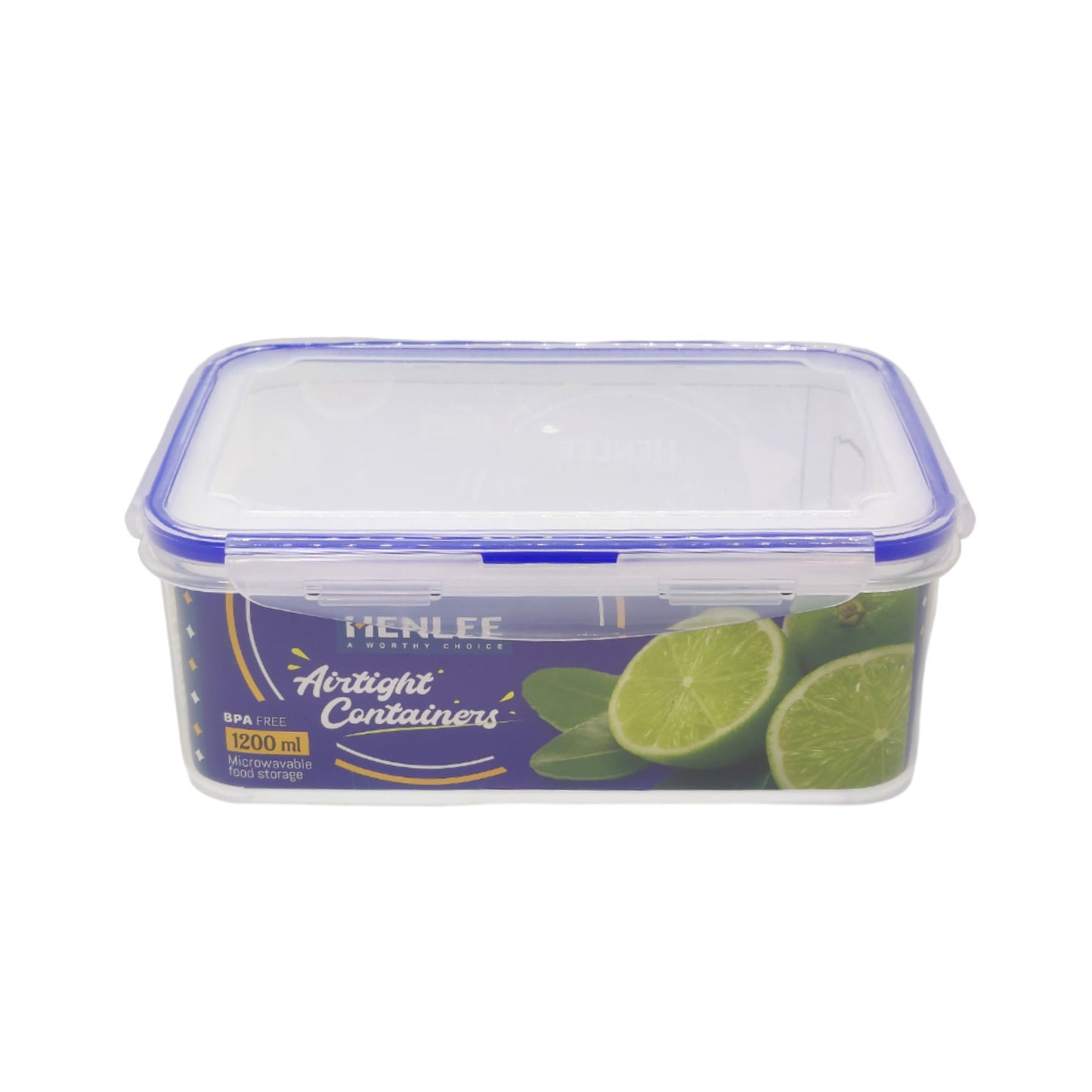 Henlee Lock & Lock Container 1200 ML_Transparent (NH4043)