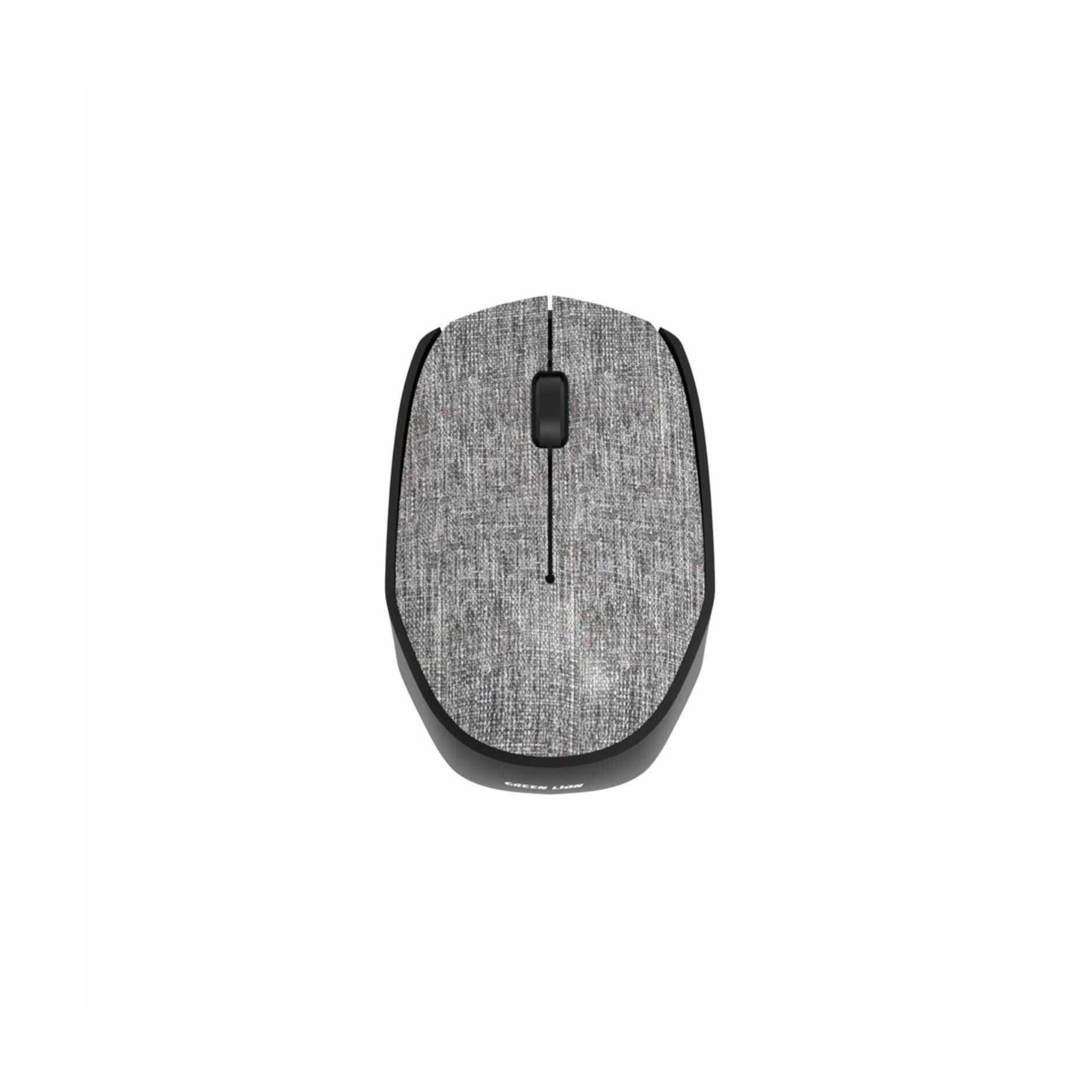 Green Lion G100 Wireless Mouse, 1200 DPI Resolution, 1 AAA Battery, 10M Operating Range, 3 Keys, Support Windows, Mac And Android, USB Nano, Bluetooth Wireless, User Friendly - Gray