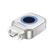 Porodo Auto Release Smart Auto-Cutoff Charging Adapter - Silver