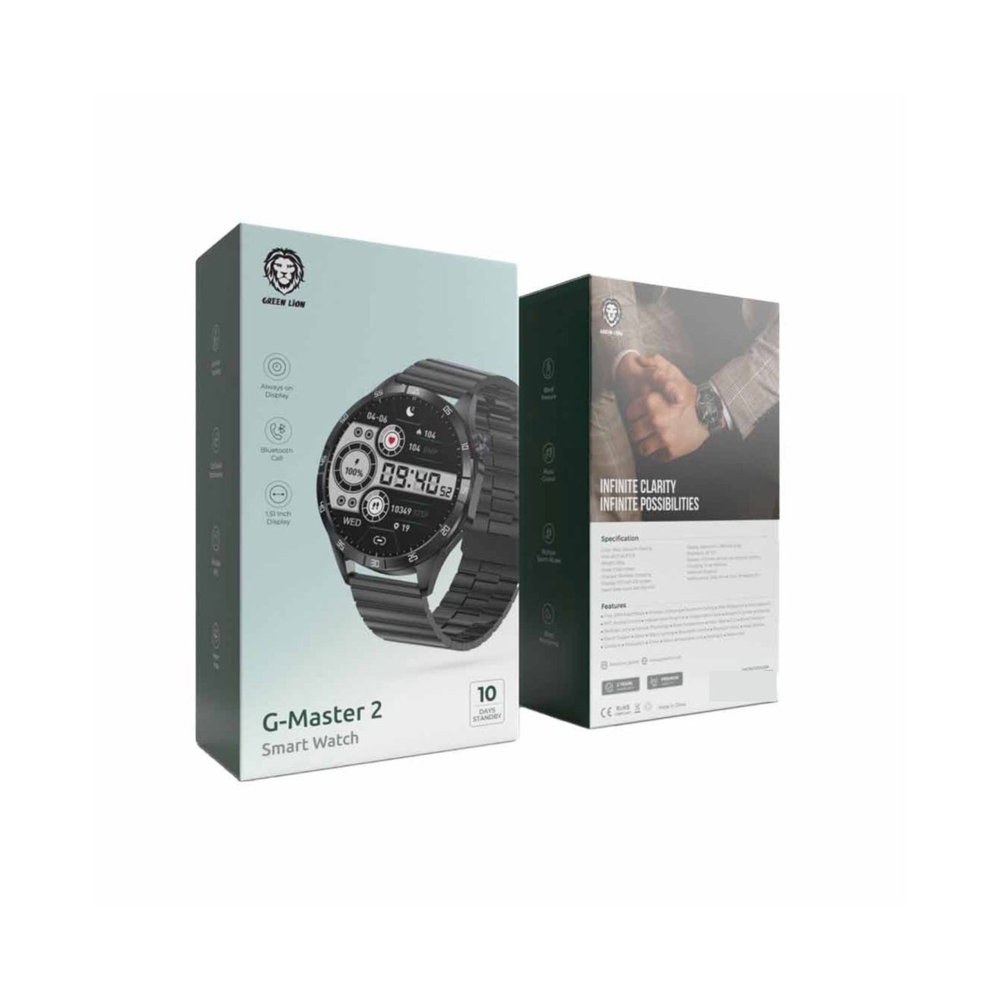 Green Lion G-Master 2 Smartwatch_Black