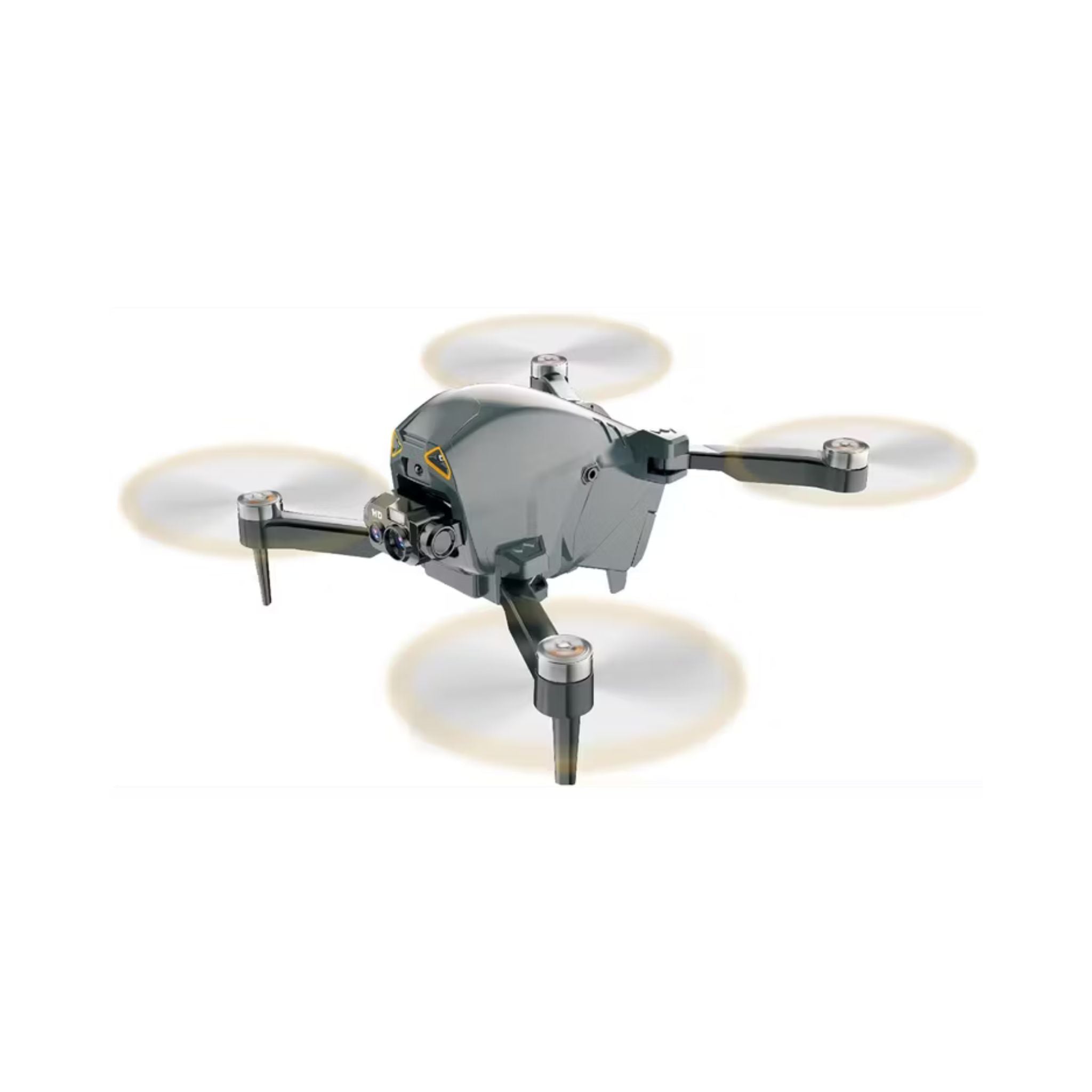Porodo Aerovision FPV Drone, Lithium Battery, 100M Operational Distance, 360° Obstacle Avoidance, Optical Flow Positioning, 6 Axis Gyro Stabilizer, 15 Minutes Flying Time - Black