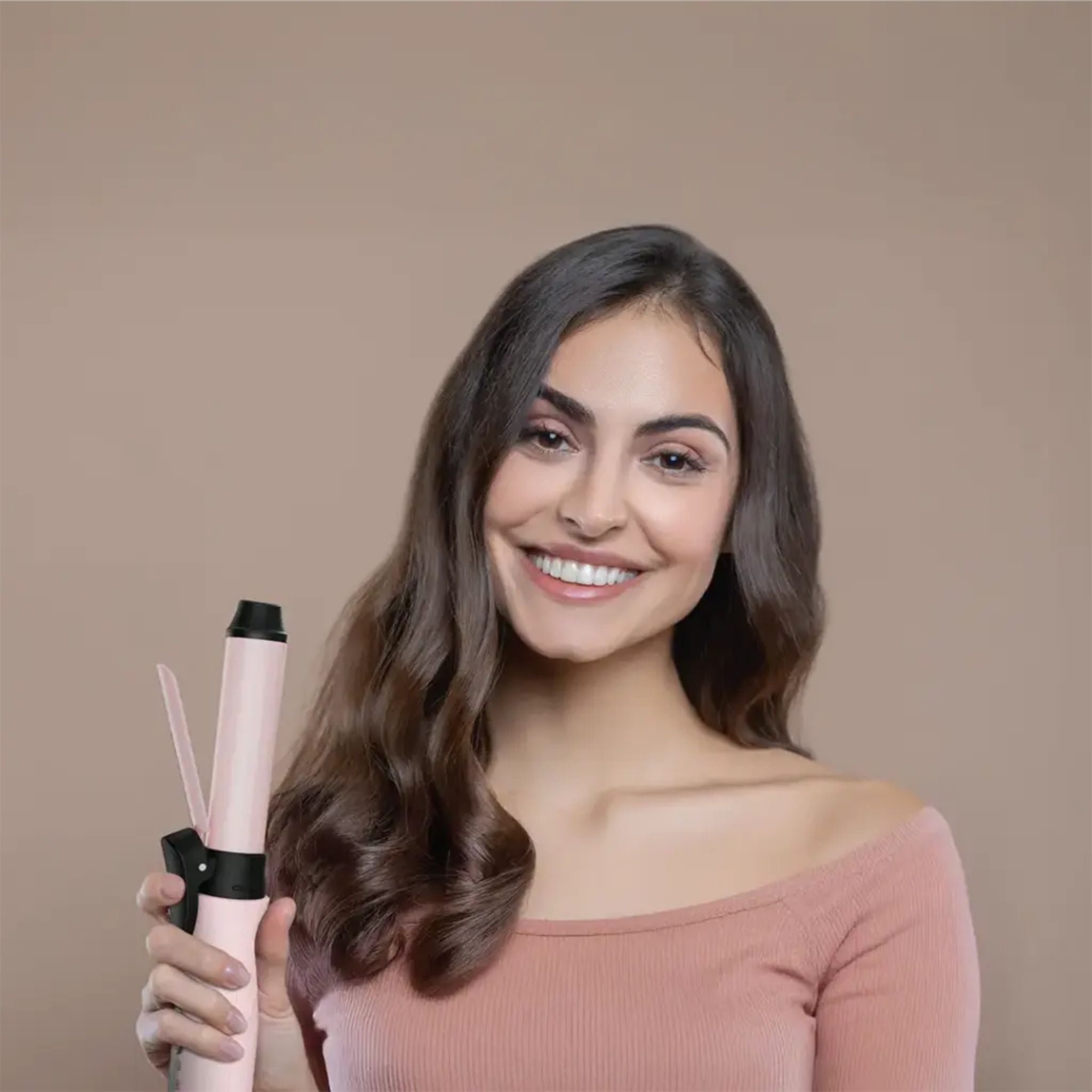 Porodo Lifestyle Cordless Curling Iron - Pink