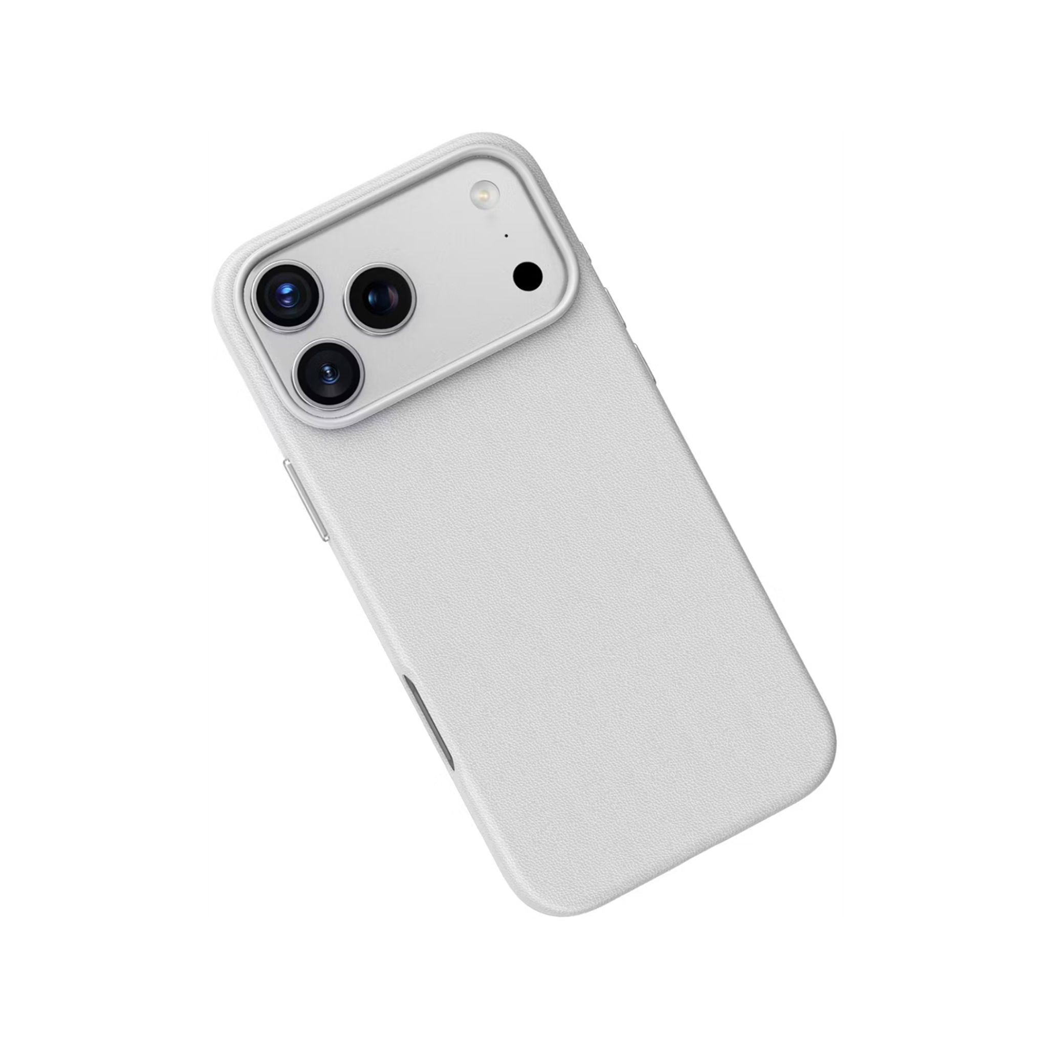 Green Lion Leather MagSafe Case for iPhone 17 Pro Max, Drop & Camera Protection, Anti-Scratch, Comfortable Grip - White