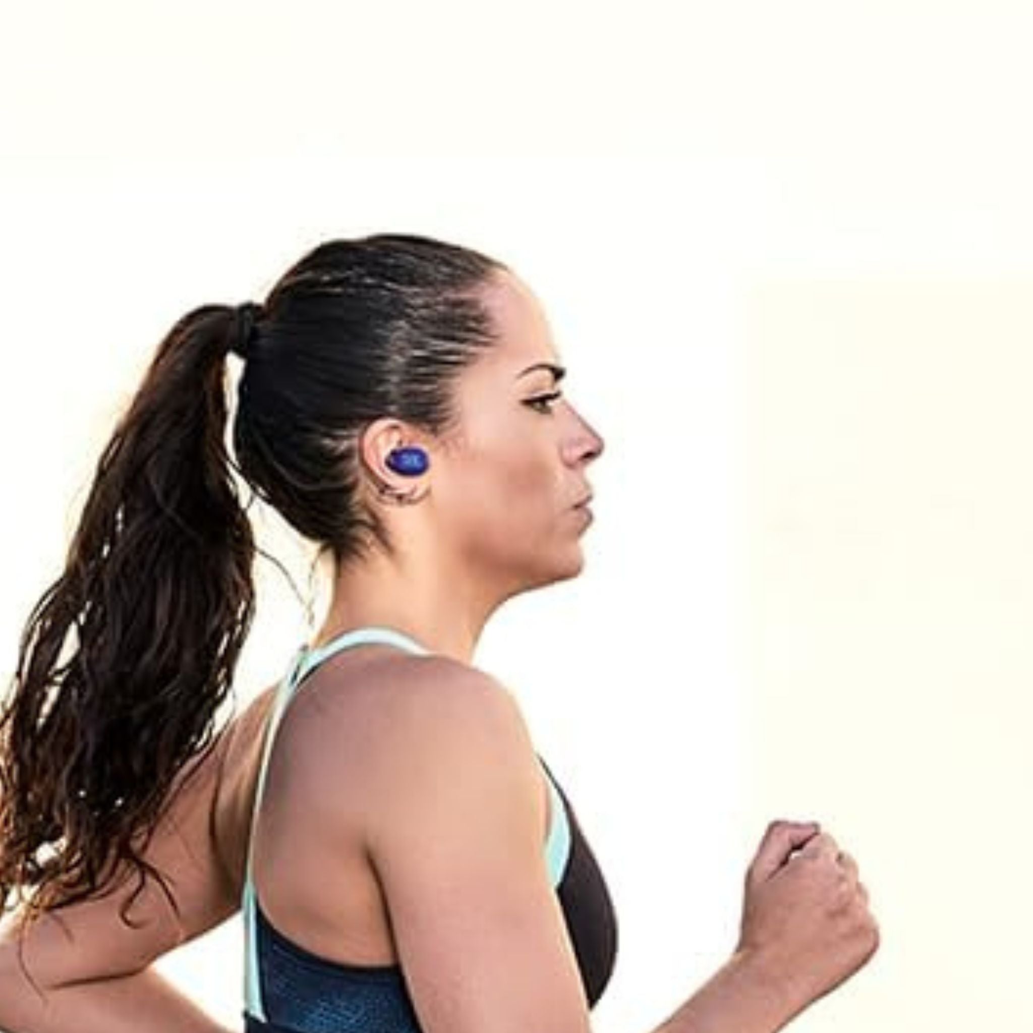 JBL Endurance Race 2, True Wireless Bluetooth Earbuds, 48 hrs Battery, IP68 Water and Dust Resistance, Noise Cancellation, Pure Bass Sound, Smart Ambient, Sports Modes- Blue