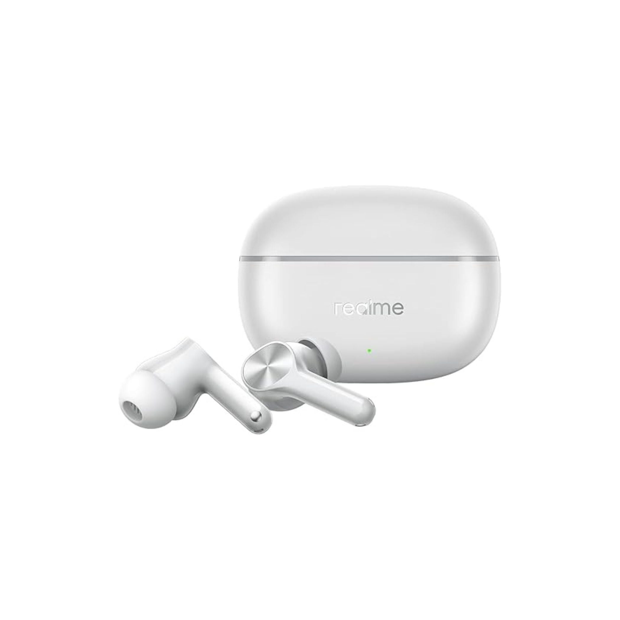 Realme Buds T200 Lite Bluetooth Earbuds, 48H Playback, AI ENC Noise Cancellation, Fast Charging, Gaming Mode, Google Fast Pair, IPX4 Water Resistant, with Mic – Storm Grey