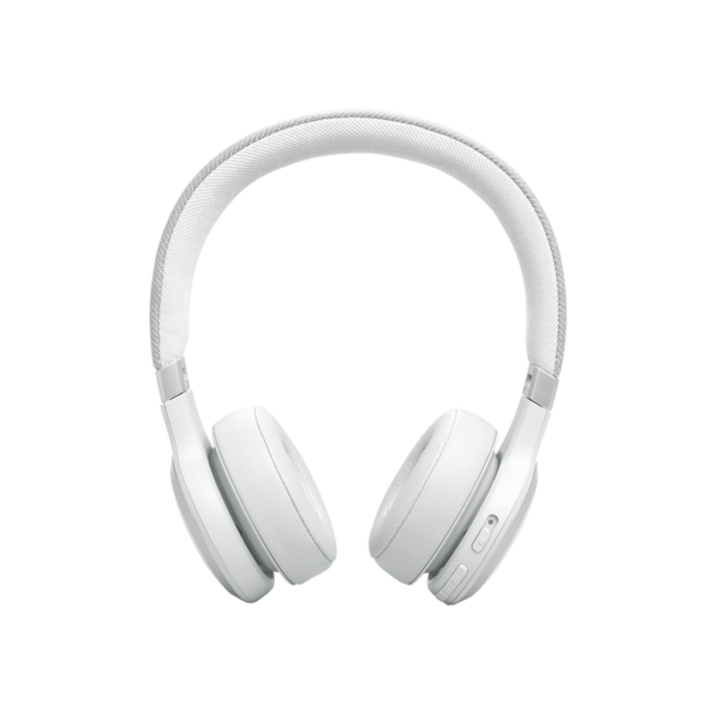 JBL LIVE 670NC Wireless On-Ear Headphones with True Adaptive Noise Cancelling Wireless Over-Ear Headphones, Pure Bass Sound, Smart Ambient, Bluetooth 5.3, Le Audio, VoiceAware, 64H Battery, White