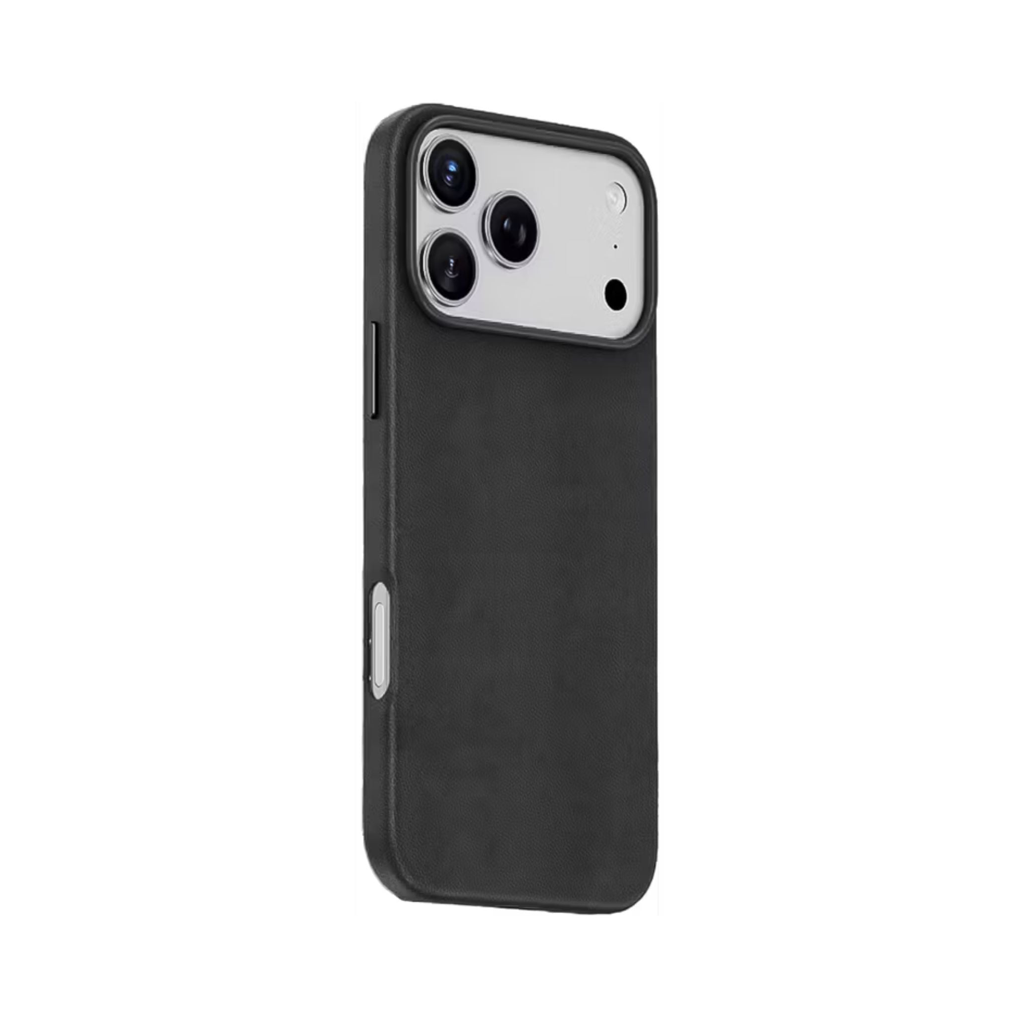 Green Lion Leather MagSafe Case for iPhone 17 Pro, Drop & Camera Protection, Anti-Scratch, Comfortable Grip - Black