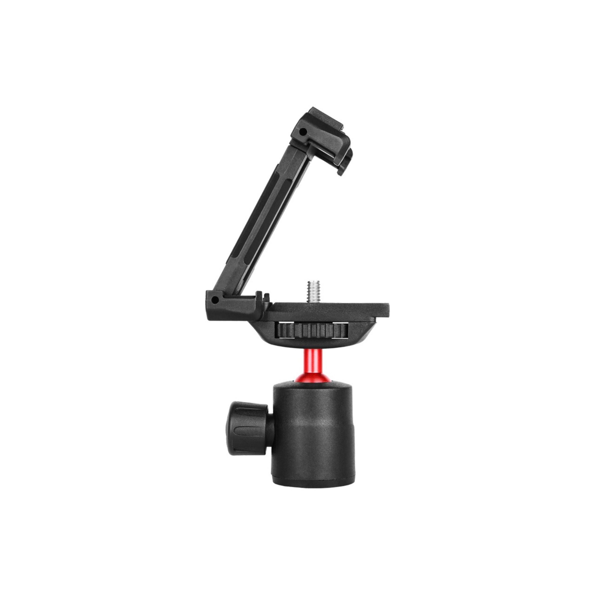 Porodo Flexible Foldable & Extendable Tripod with Phone Holder, ABS + Rubber Material, Non-Slip Grip, 330mm Folded Length, Lightweight & Portable, 39cm Extended Height - Black