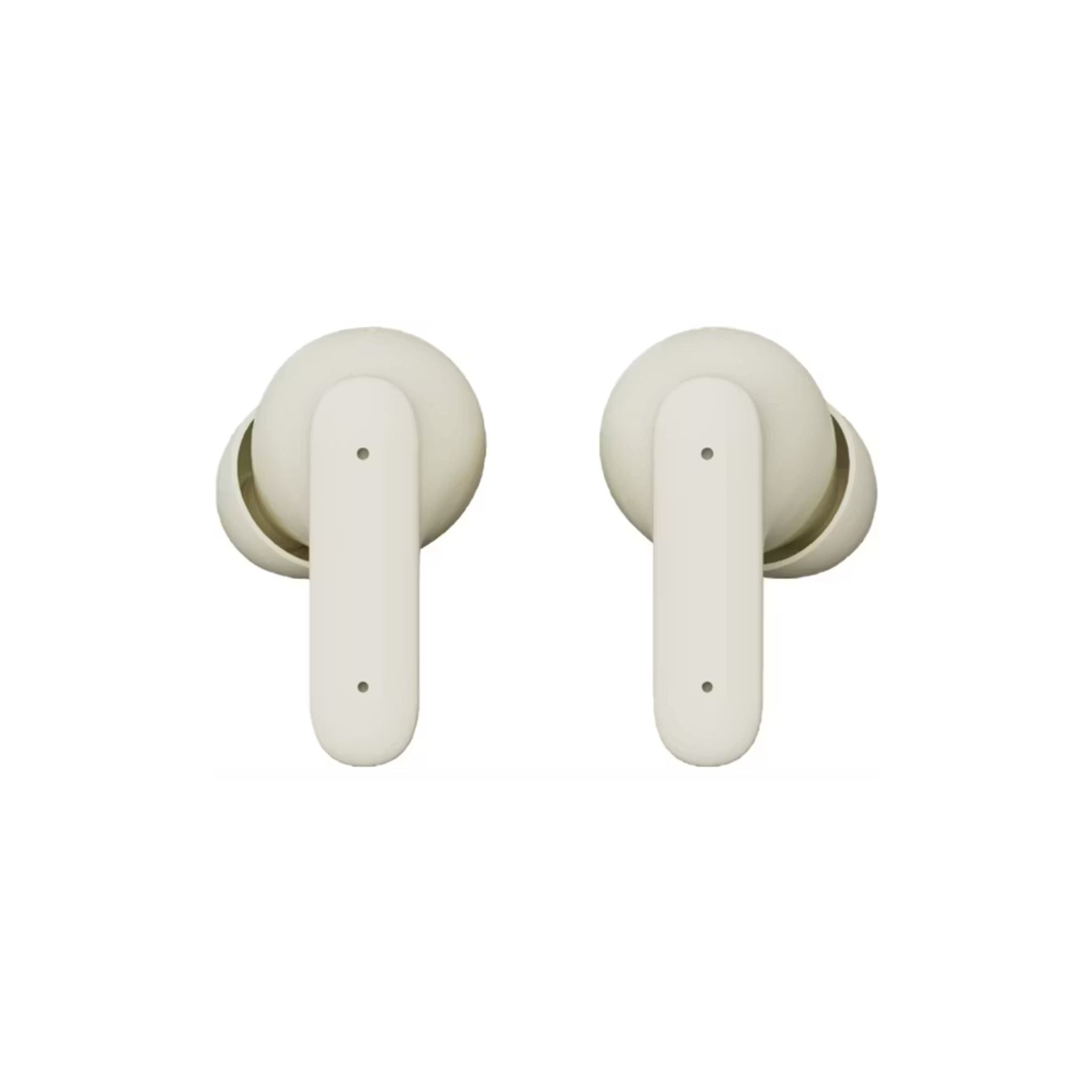 Green Lion Brooklyn True Wireless Earbuds with Voice Assistant, 4 Hours Playtime, Built-in Microphone, HiFi Sound, Touch Control, Dual-Mic - Beige
