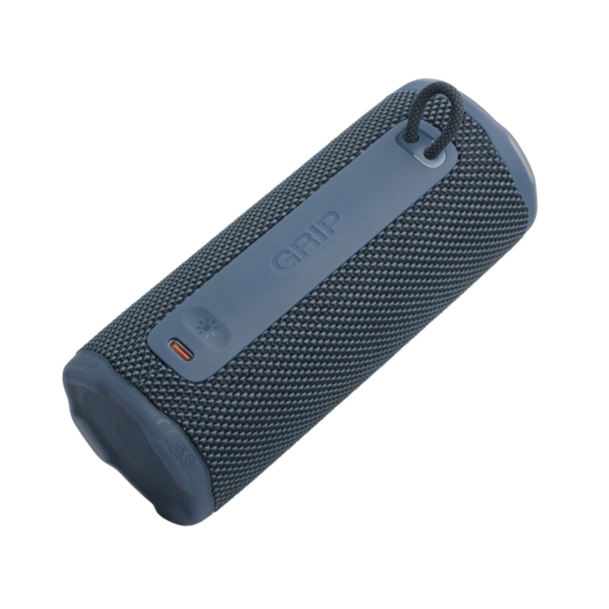 JBL Grip Compact Bluetooth Speaker, JBL Pro Sound with AI Sound Boost, IP68 Waterproof and Dustproof, Ambient Light, Up to 14 Hours Playback, Auracast Multi-Speaker, JBL Portable App, Blue