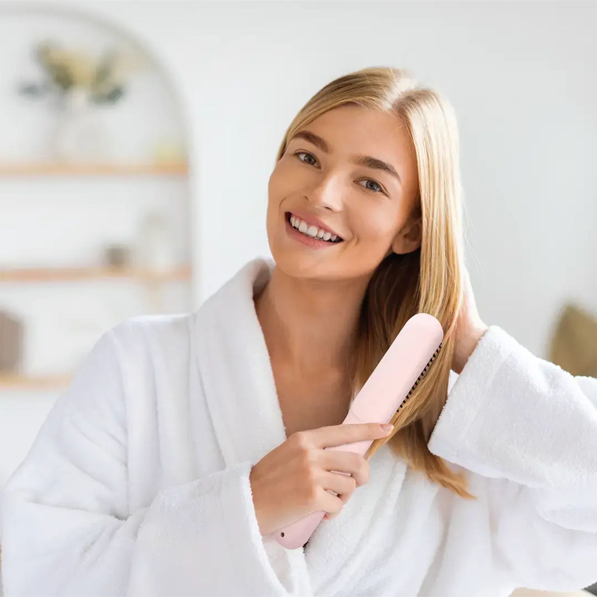 Porodo Lifestyle Portable Hair Straightener - Pink