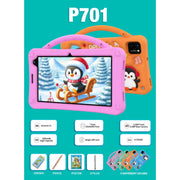 Telzeal P701, 7 Inch (1024*600) Android Tablet with Single SIM 6GB RAM 256GB ROM and 3000 mAh Battery + Free Gifts_Pink