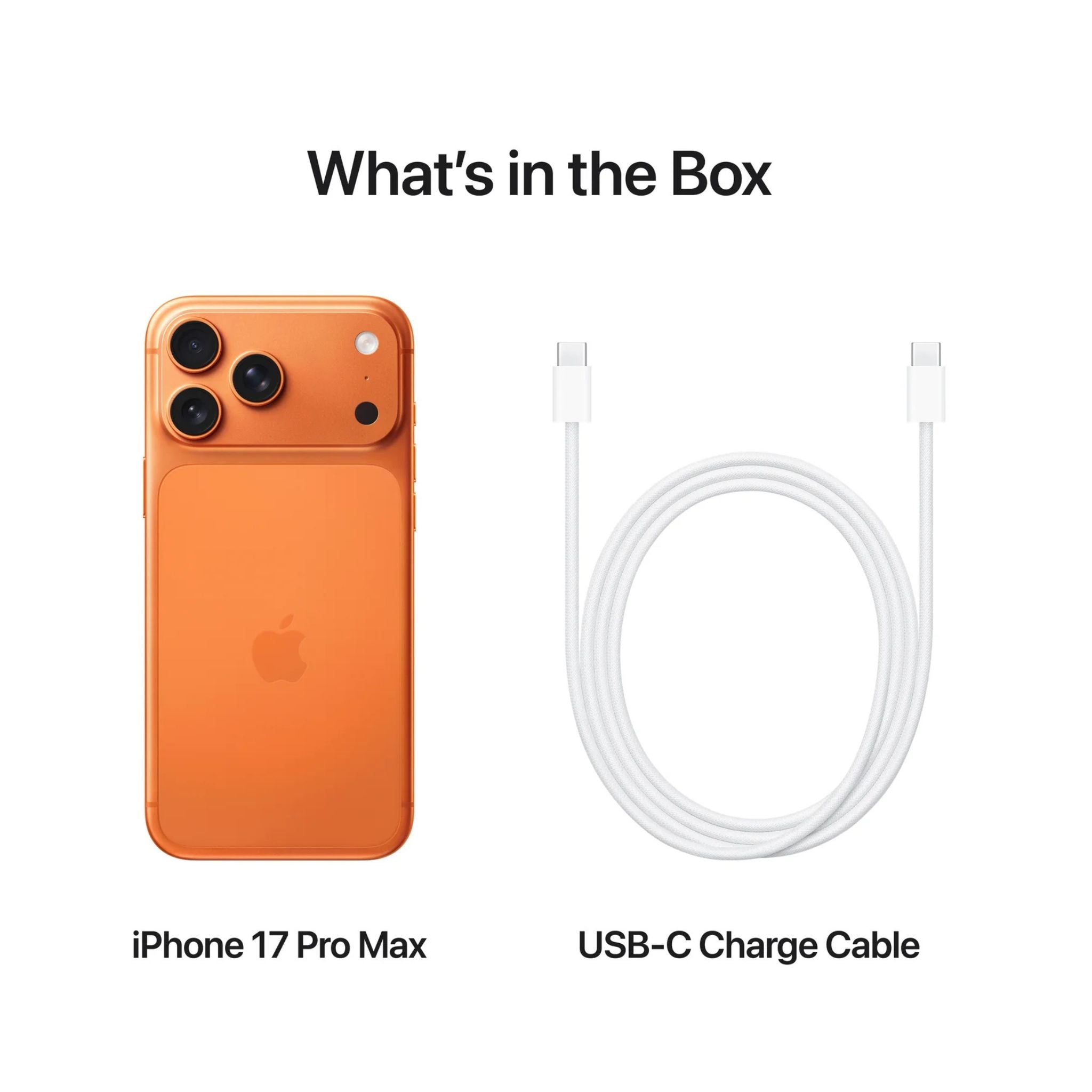 Apple iPhone 17 Pro Max 256 GB 5G (eSim only) With FaceTime - International Version -Cosmic Orange