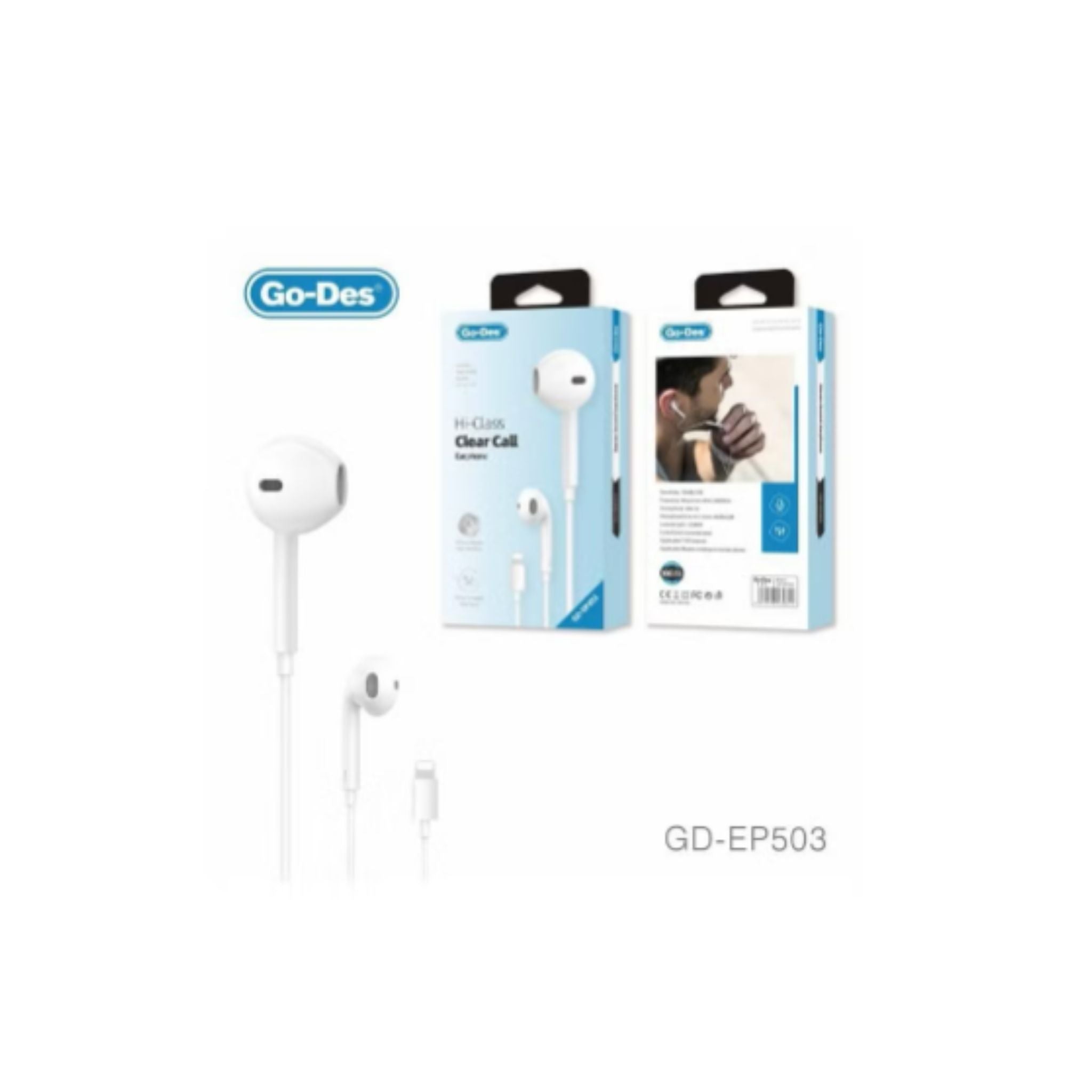 Go-Des Hi-Class Clear Call Earphone (GD-EP503)