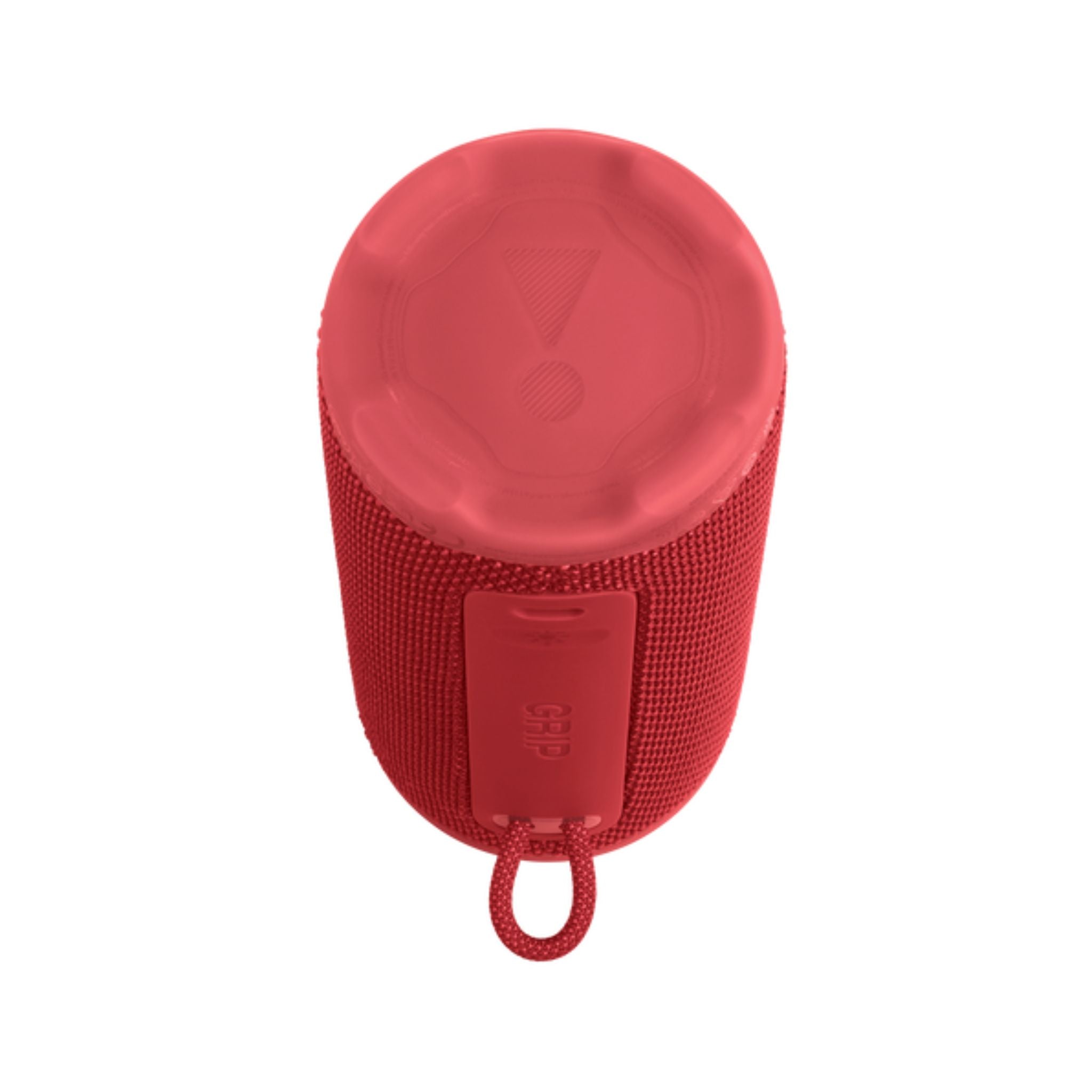 JBL Grip Compact Bluetooth Speaker, JBL Pro Sound with AI Sound Boost, IP68 Waterproof and Dustproof, Ambient Light, Up to 14 Hours Playback, Auracast Multi-Speaker, JBL Portable App, Red