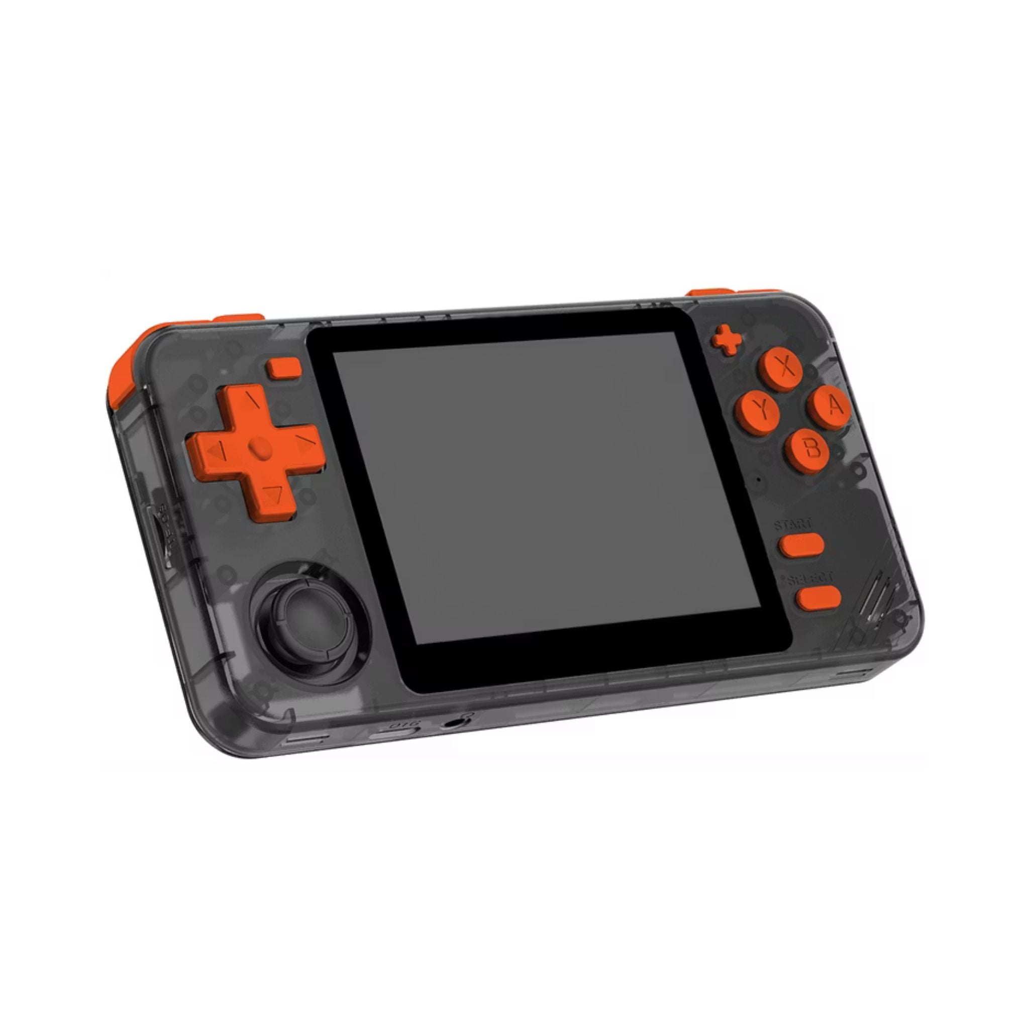 Porodo Gaming PDX640 Retro Arcade Game Console with 19 Emulators & 5000+ Built-in Games, 3.5" Screen Size, 60Hz Refresh Rate, Up to 8 Hours Playtime, Immersive Sound Play, Ergonomic Design, 2800mAh Battery Capacity - Orange / Black