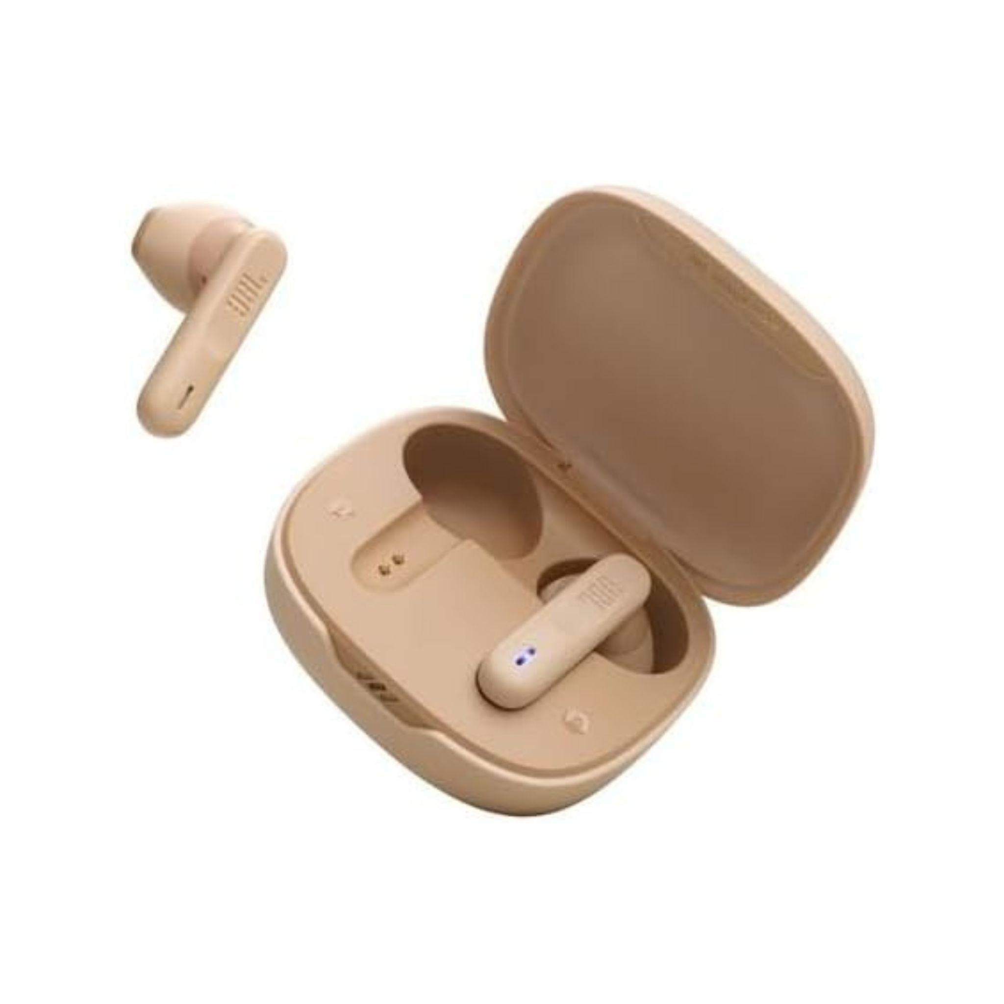 JBL Wave Flex True Wireless Earbuds, Deep Base Sound, Comfortable Fit, 32H Battery, Smart Ambient + Talkthru, Hands-Free Call, VoiceAware, Water and Dust Resistant - Beige